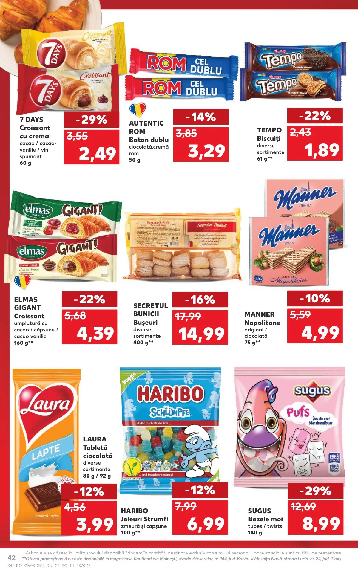 Kaufland akciós újság Románia 01.14–01.20 – 42. oldal