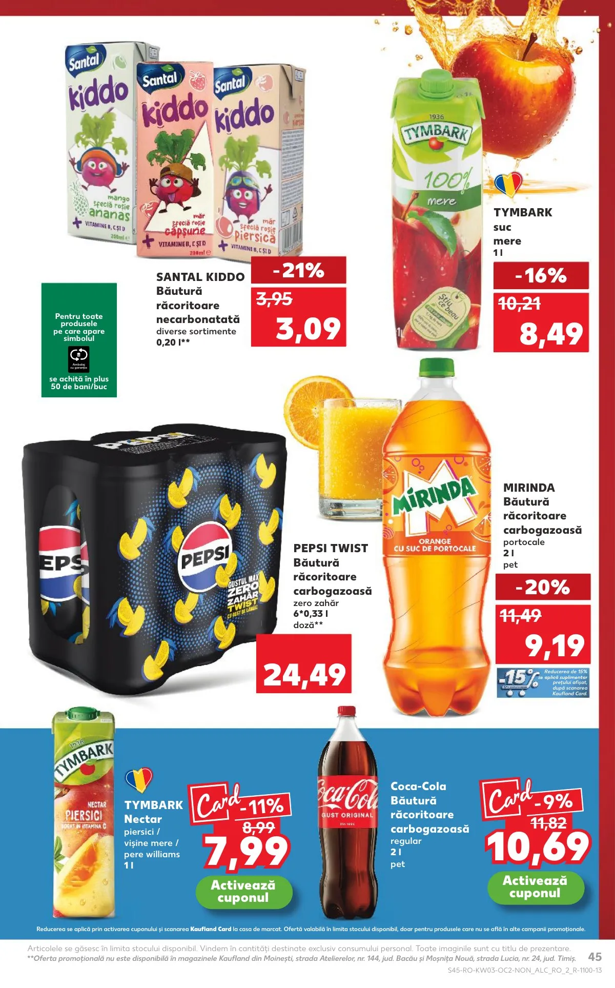Kaufland akciós újság Románia 01.14–01.20 – 45. oldal