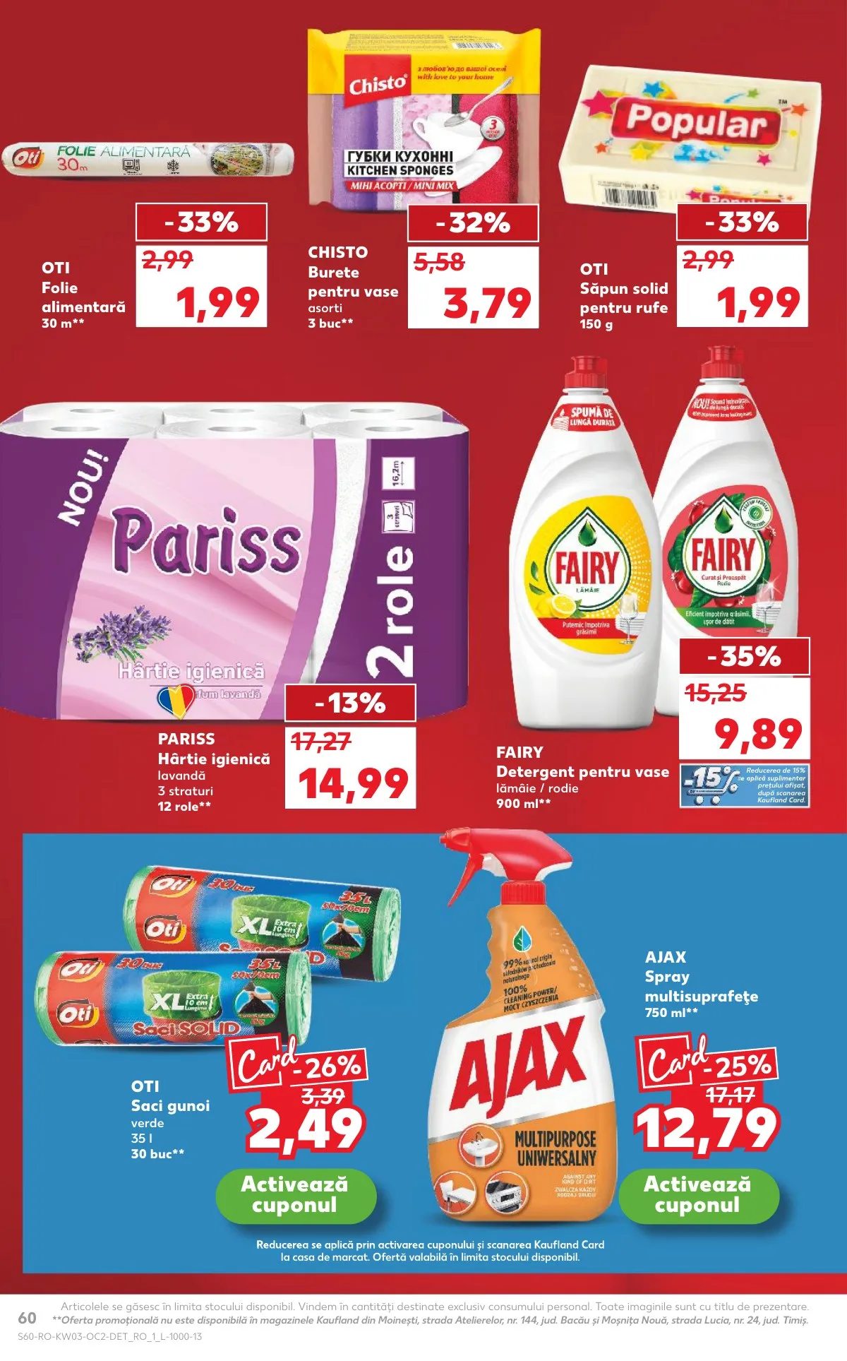 Kaufland akciós újság Románia 01.14–01.20 – 60. oldal
