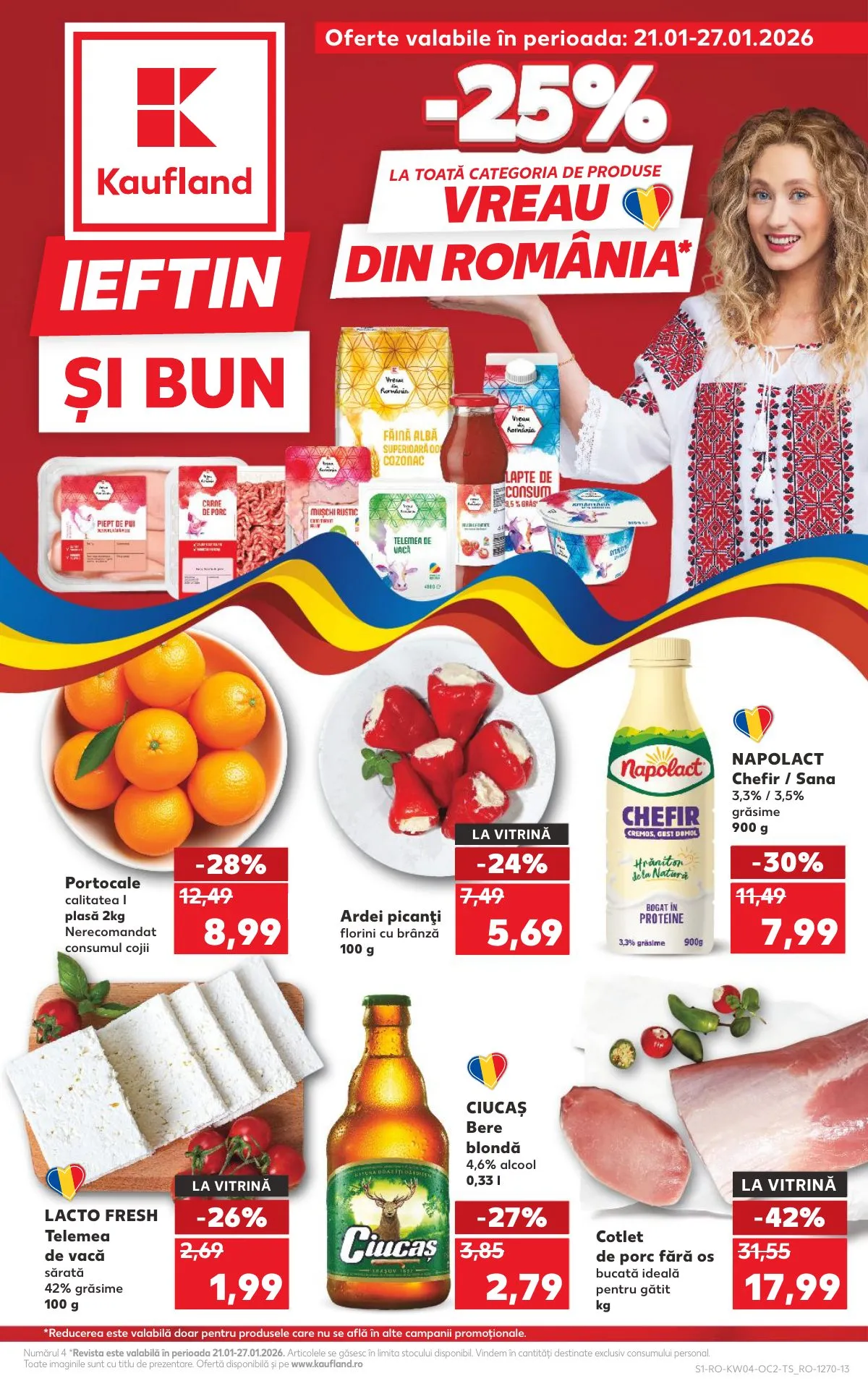 Kaufland akciós újság Románia 01.21–01.27