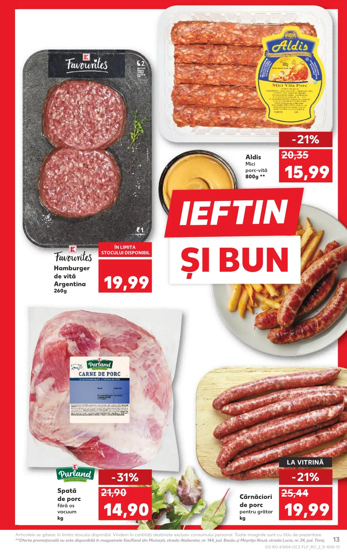 Kaufland akciós újság Románia 01.21–01.27 – 13. oldal