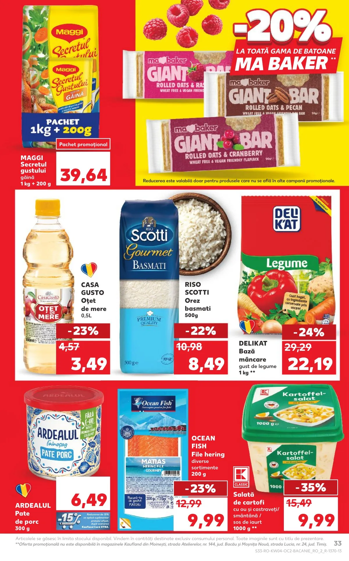 Kaufland akciós újság Románia 01.21–01.27 – 33. oldal