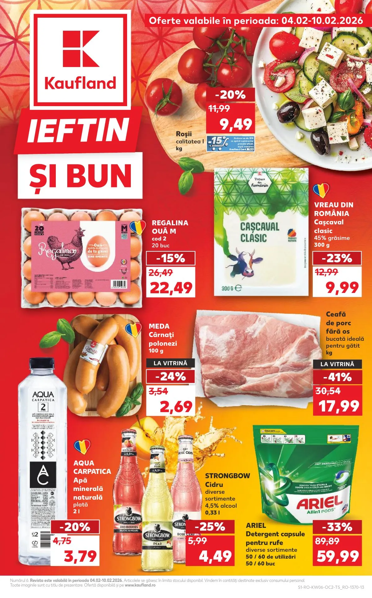 Kaufland akciós újság Románia 02.04–02.10