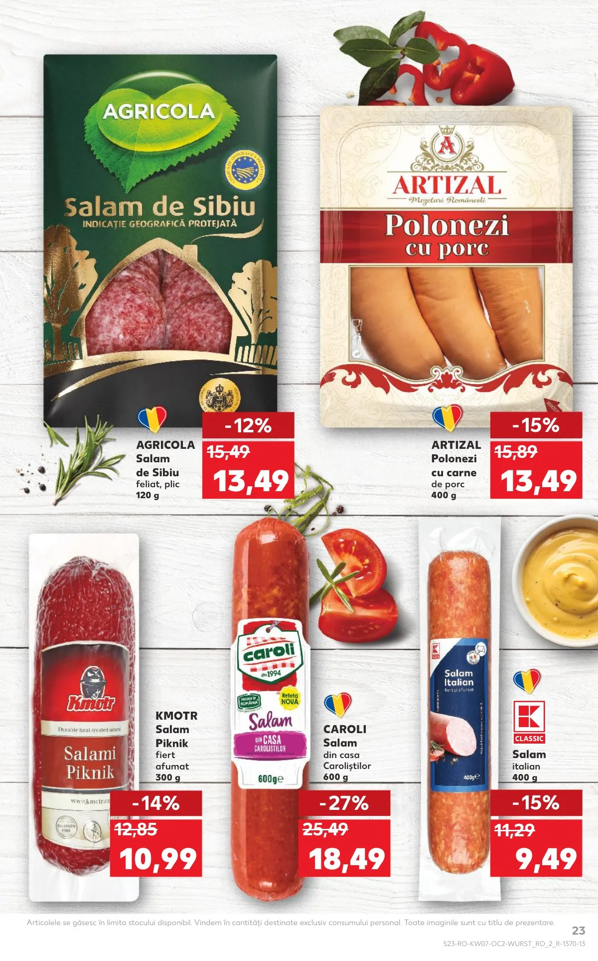 Kaufland akciós újság Románia 02.11–02.17 – 23. oldal