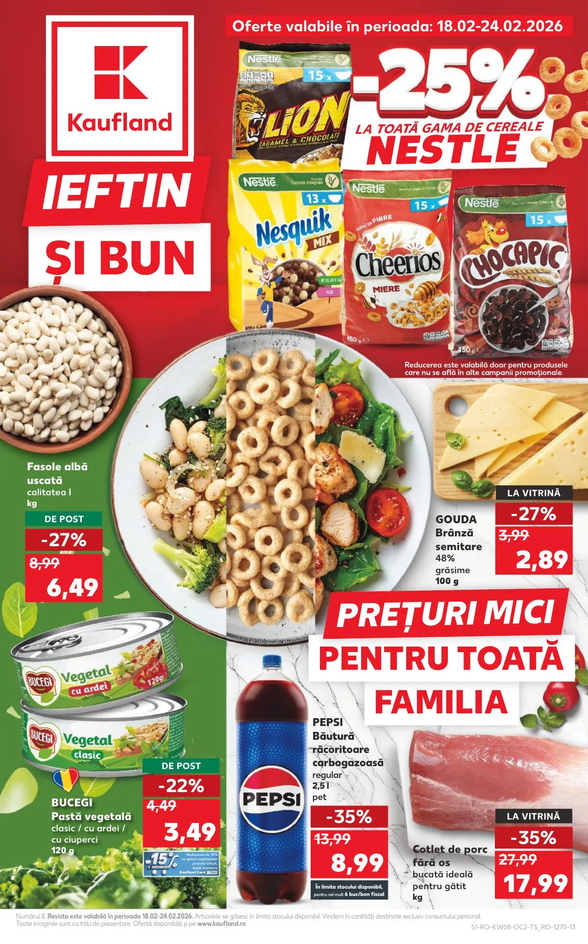 Kaufland akciós újság Románia 02.18–02.24