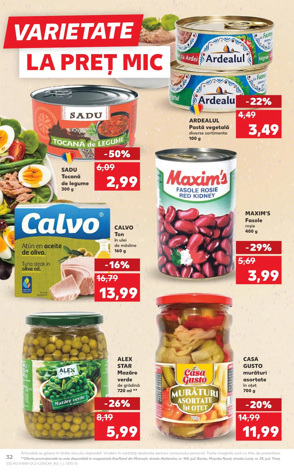Kaufland akciós újság Románia 02.25–03.03 – 32. oldal