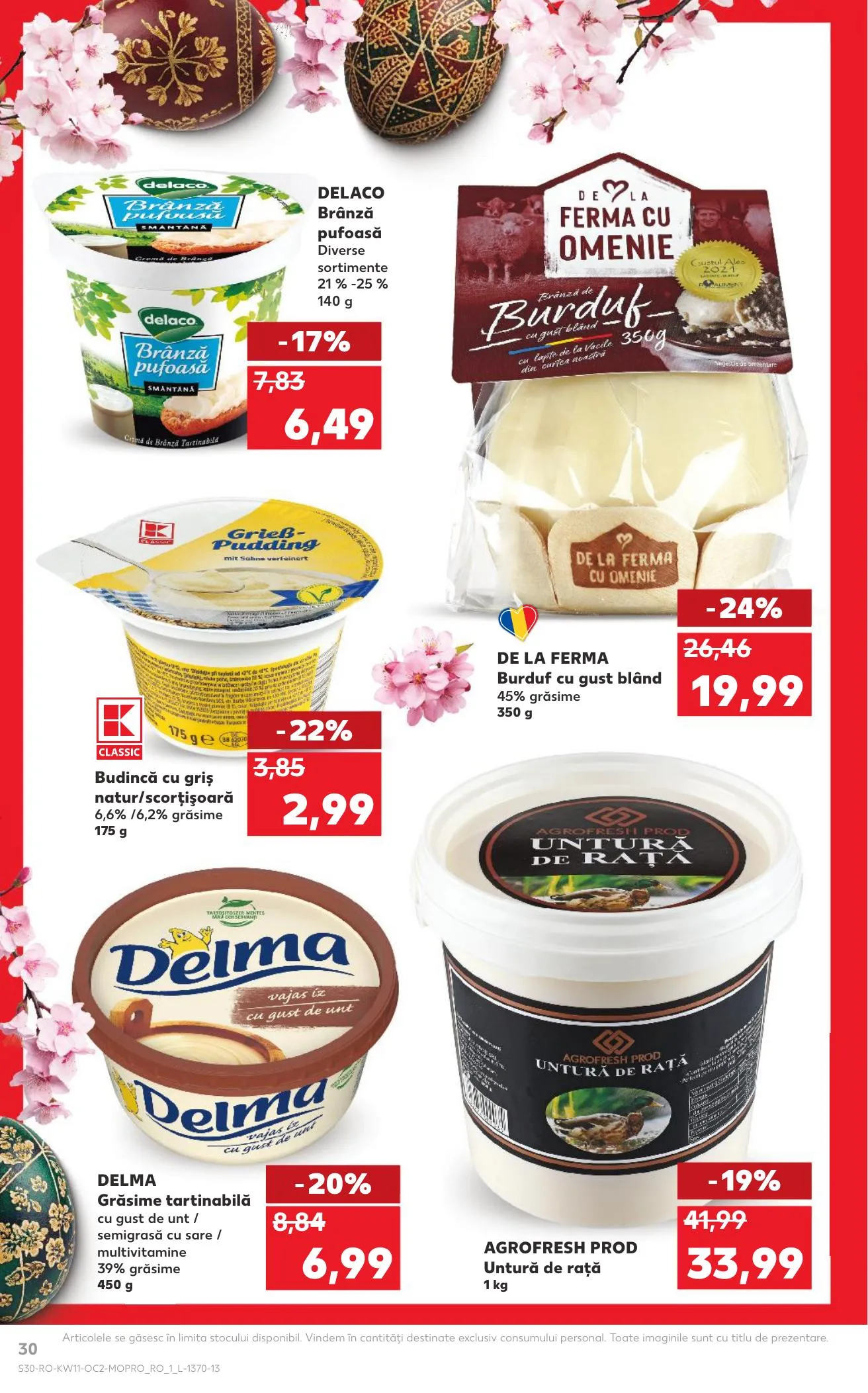 Kaufland akciós újság Románia 03.11–03.17 – 30. oldal