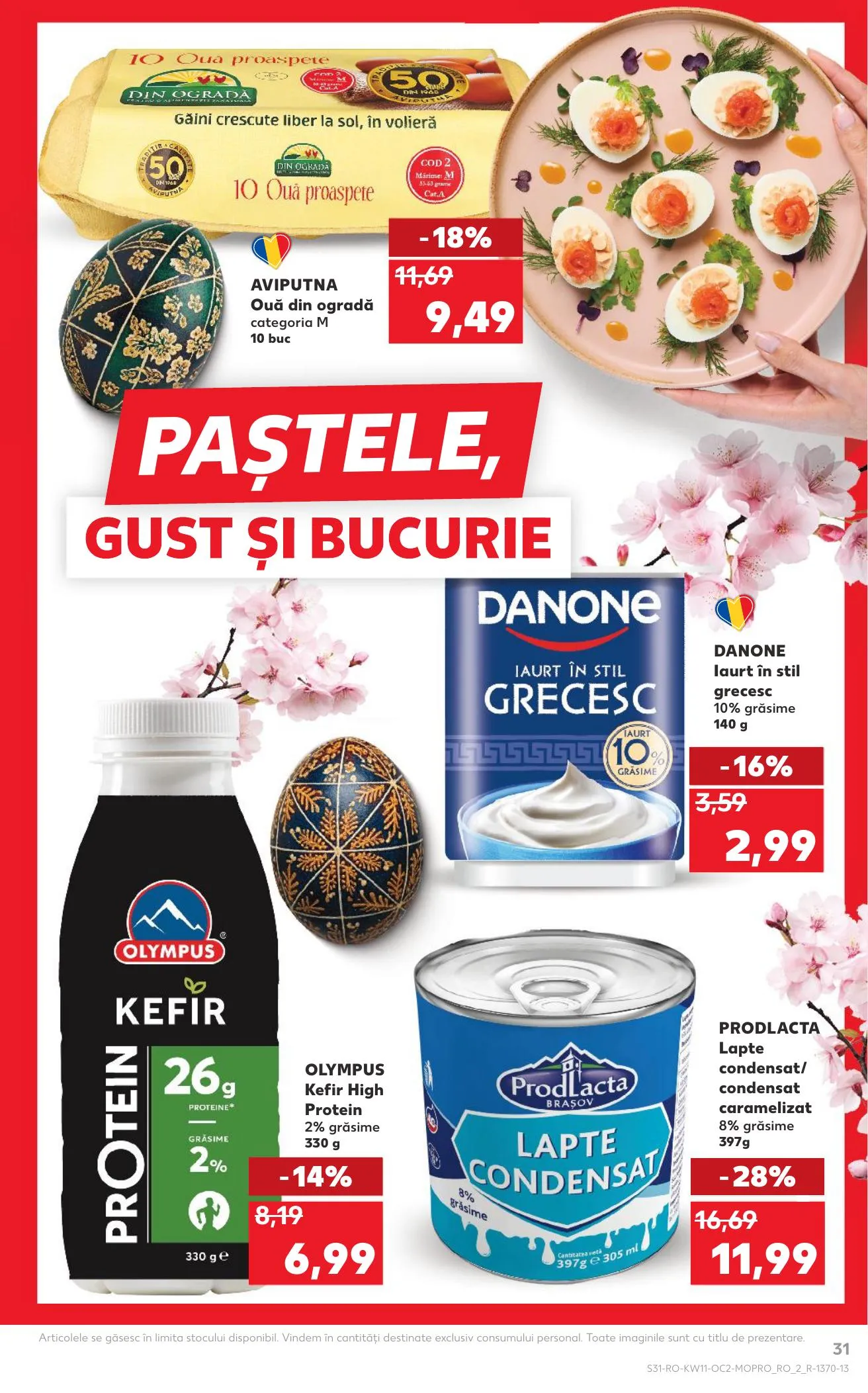 Kaufland akciós újság Románia 03.11–03.17 – 31. oldal