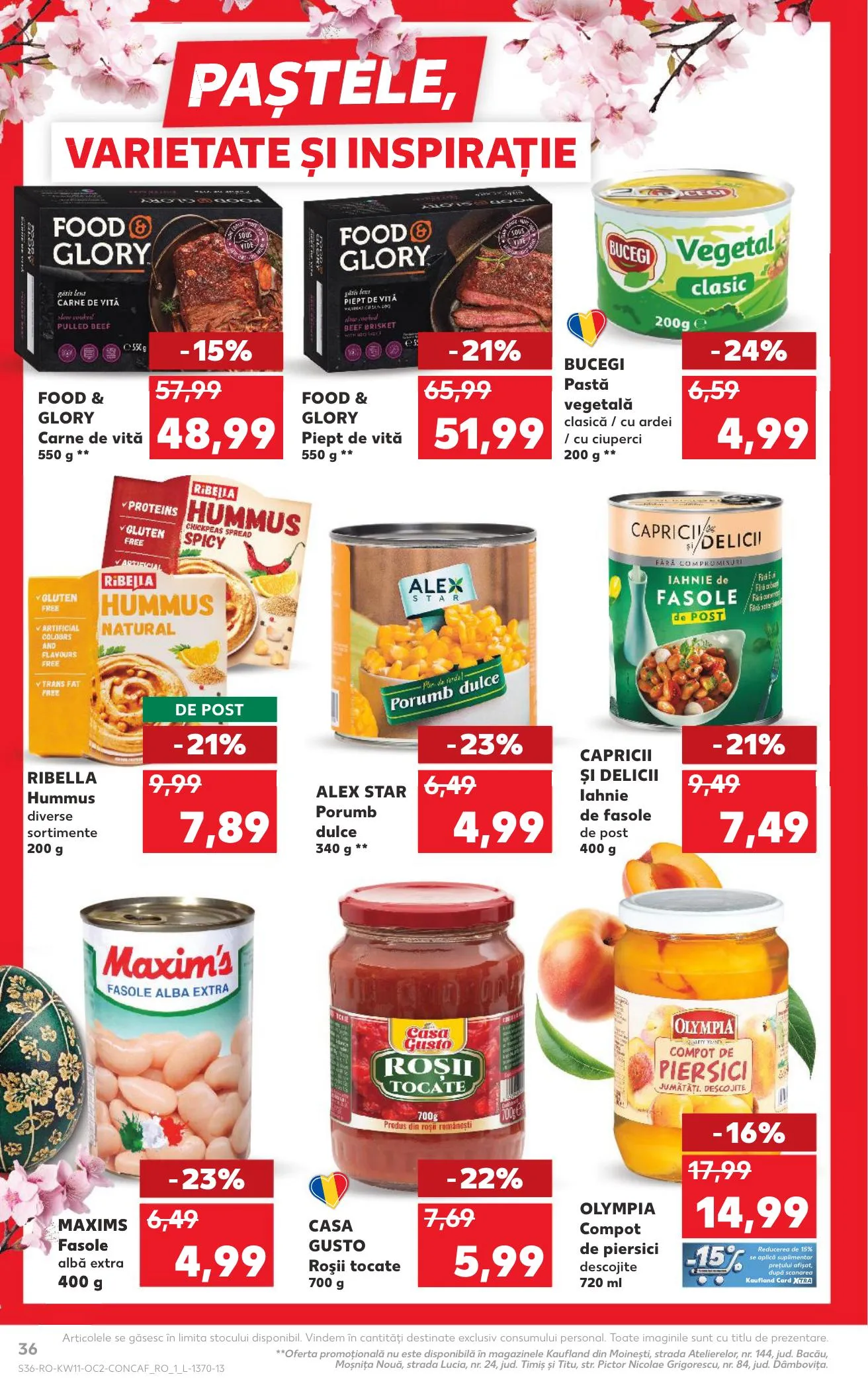 Kaufland akciós újság Románia 03.11–03.17 – 36. oldal