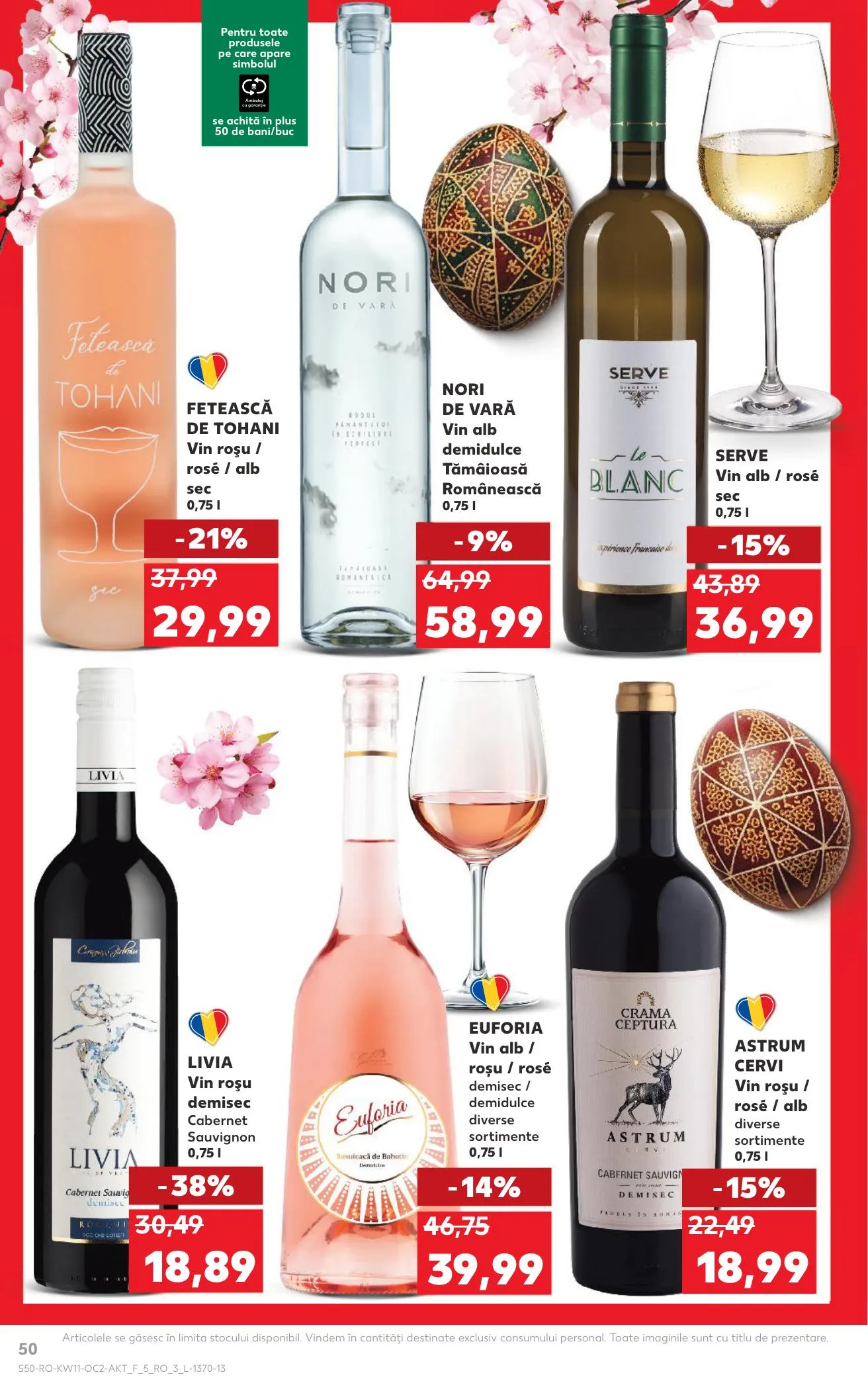 Kaufland akciós újság Románia 03.11–03.17 – 50. oldal