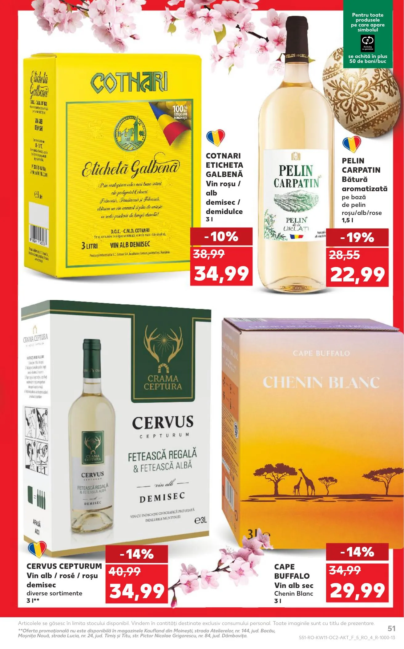 Kaufland akciós újság Románia 03.11–03.17 – 51. oldal