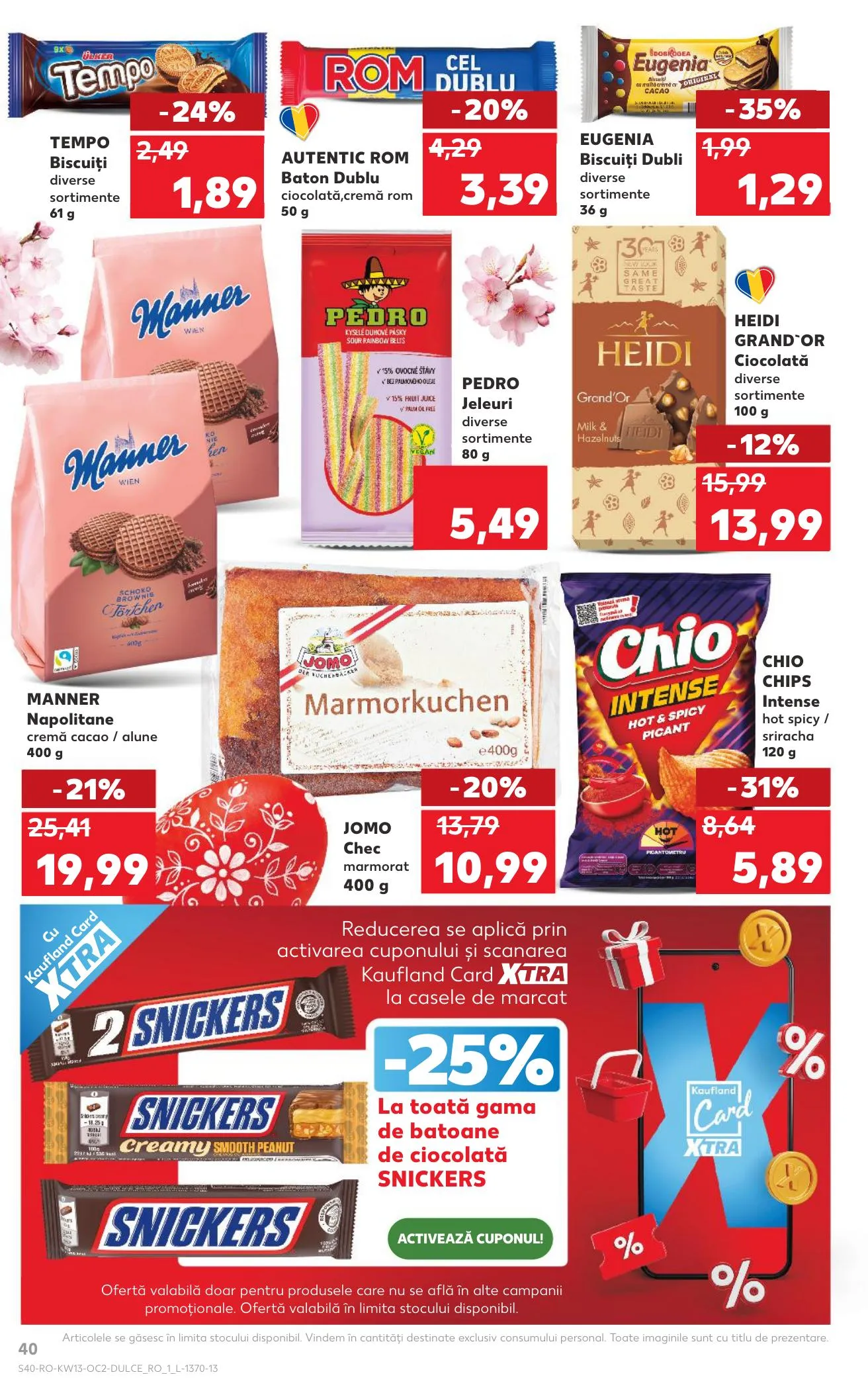 Kaufland akciós újság Románia 03.25–03.31 – 40. oldal