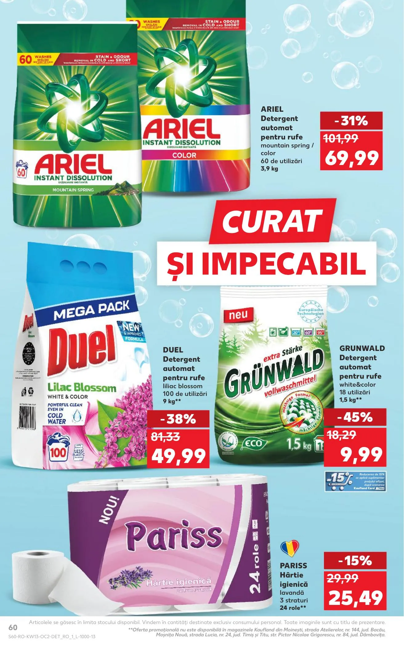 Kaufland akciós újság Románia 03.25–03.31 – 60. oldal
