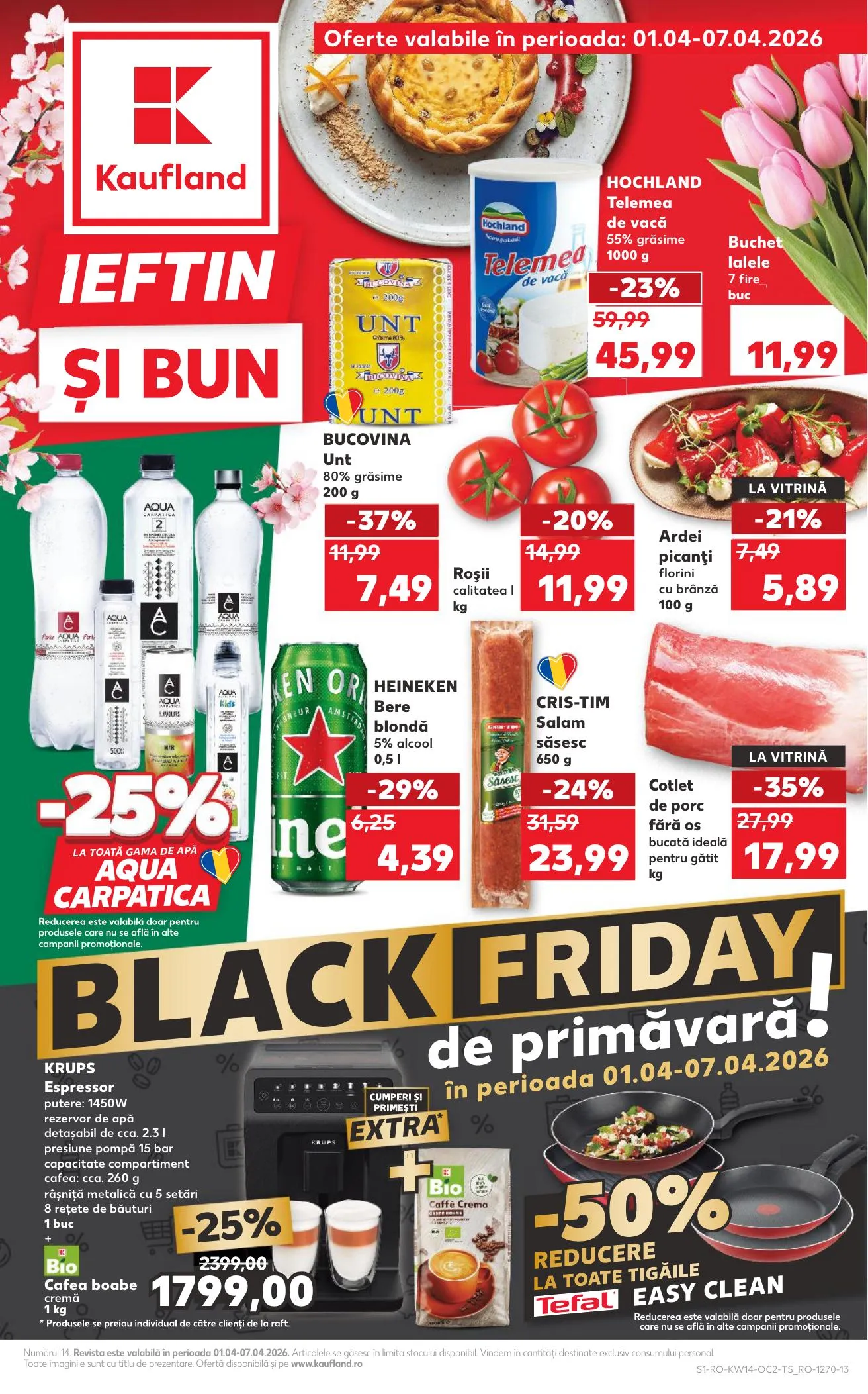 Kaufland akciós újság Románia 04.01–04.07