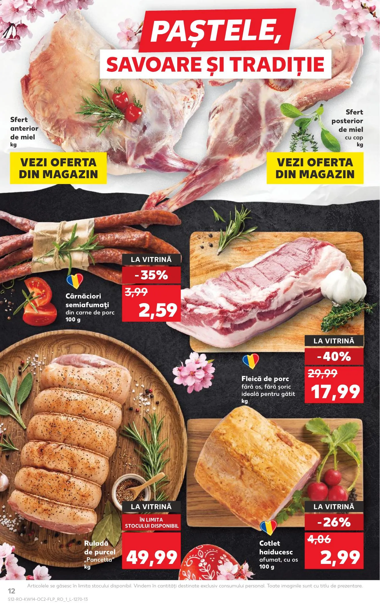 Kaufland akciós újság Románia 04.01–04.07 – 12. oldal