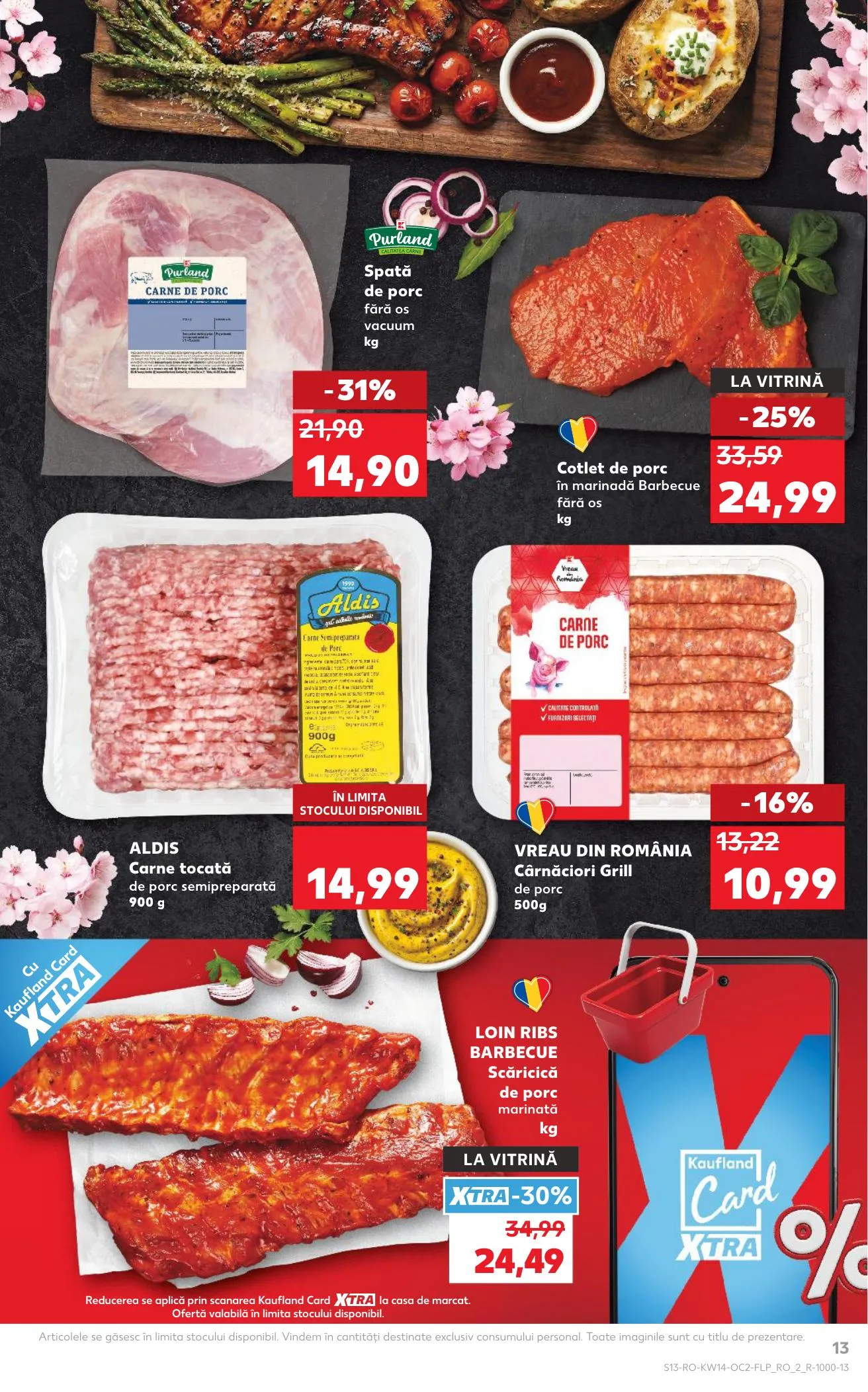 Kaufland akciós újság Románia 04.01–04.07 – 13. oldal
