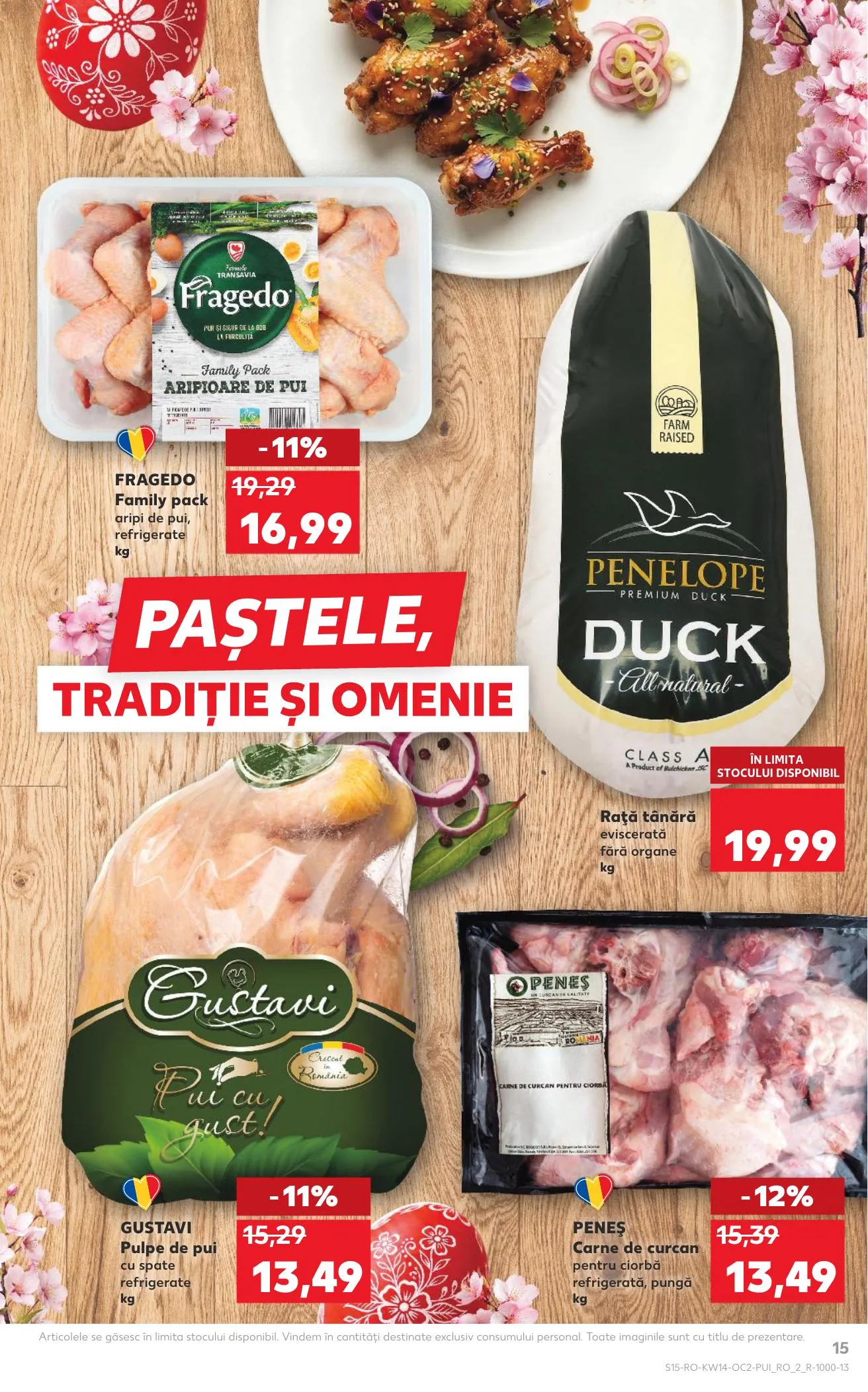 Kaufland akciós újság Románia 04.01–04.07 – 15. oldal