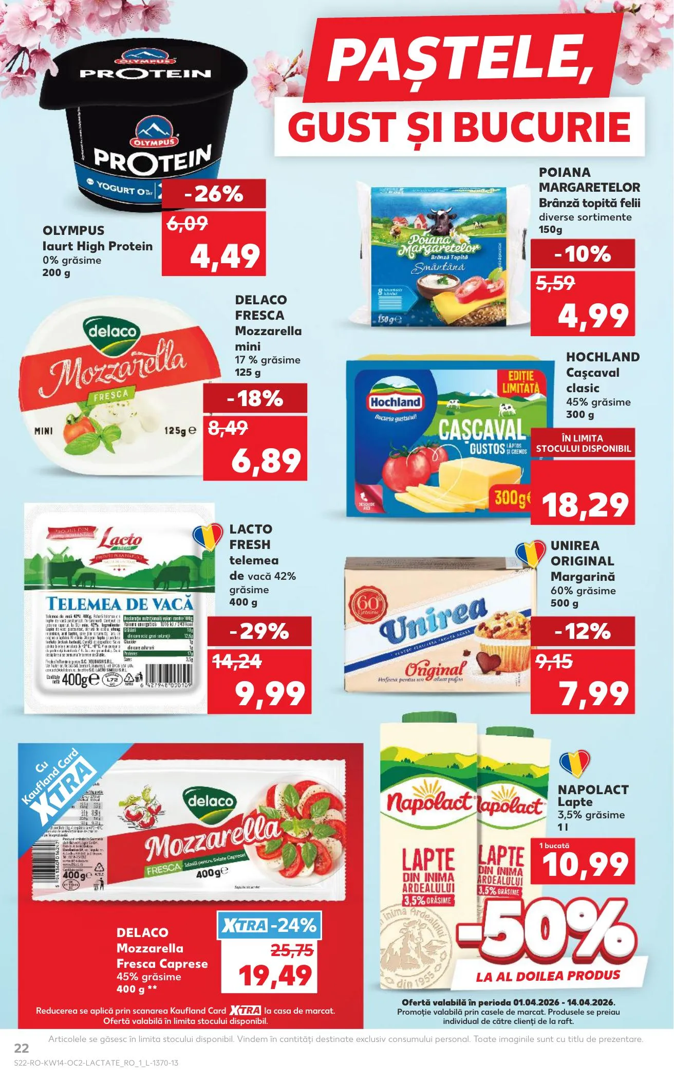 Kaufland akciós újság Románia 04.01–04.07 – 22. oldal