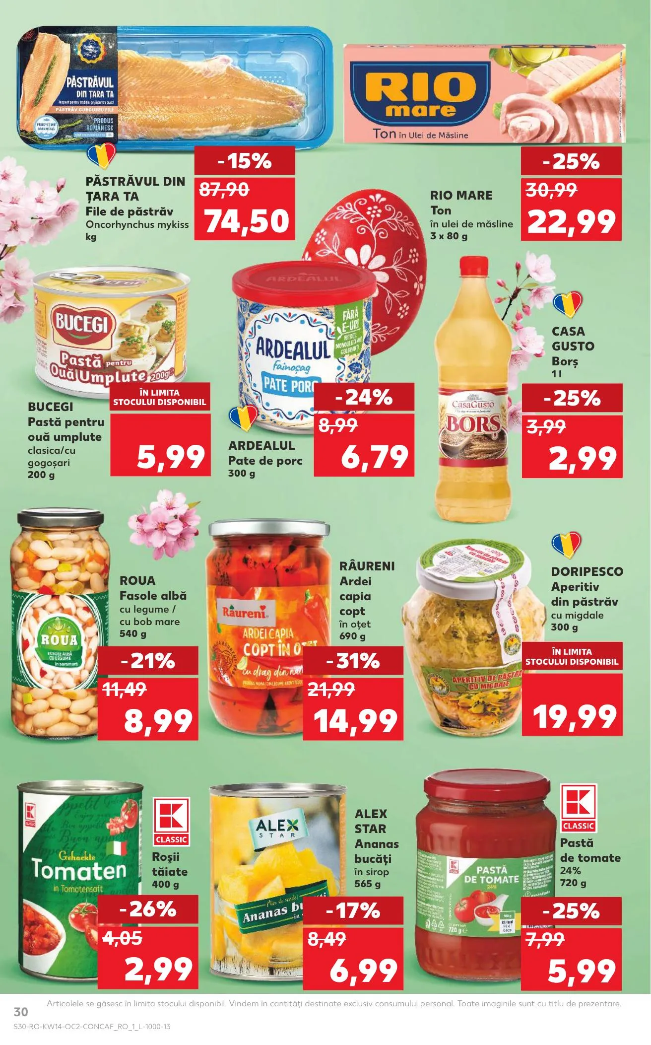 Kaufland akciós újság Románia 04.01–04.07 – 30. oldal