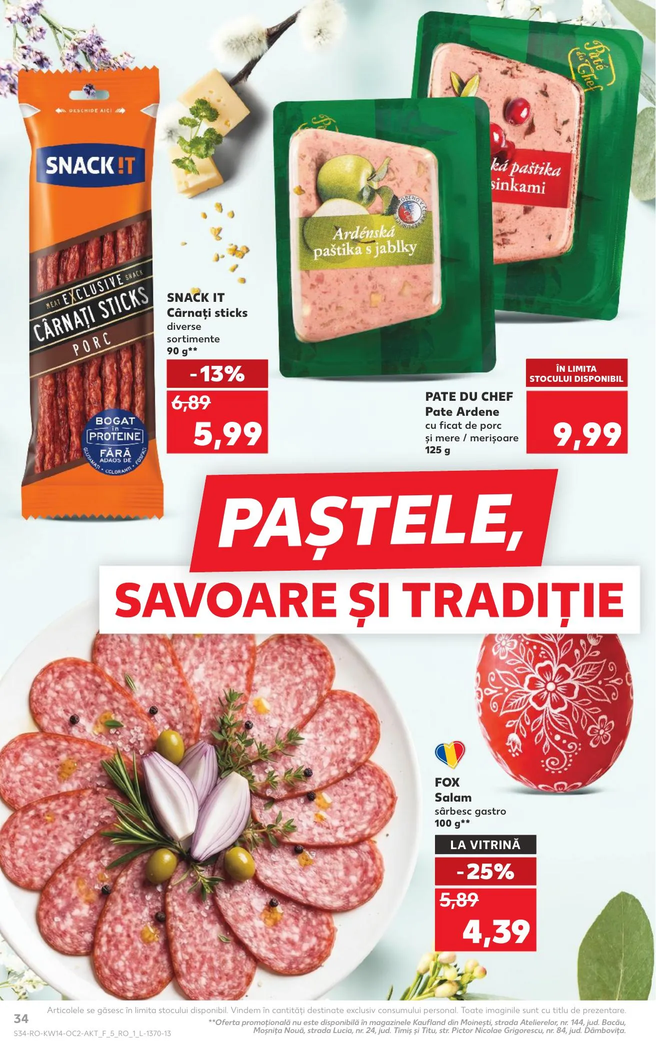 Kaufland akciós újság Románia 04.01–04.07 – 34. oldal