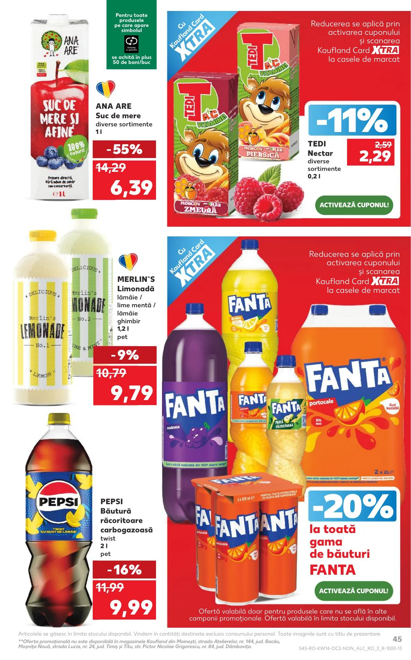 Kaufland akciós újság Románia 04.01–04.07 – 45. oldal