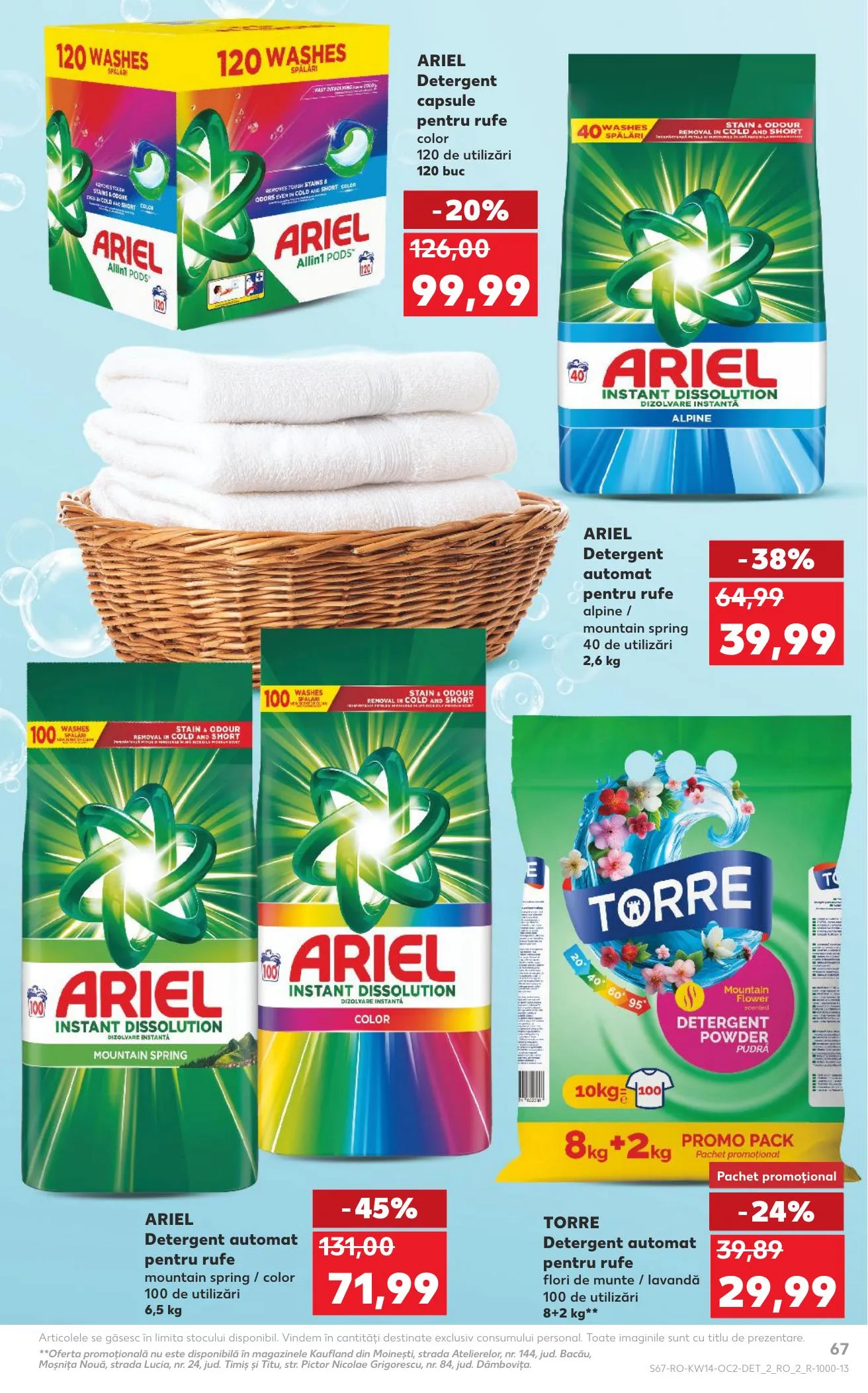Kaufland akciós újság Románia 04.01–04.07 – 67. oldal