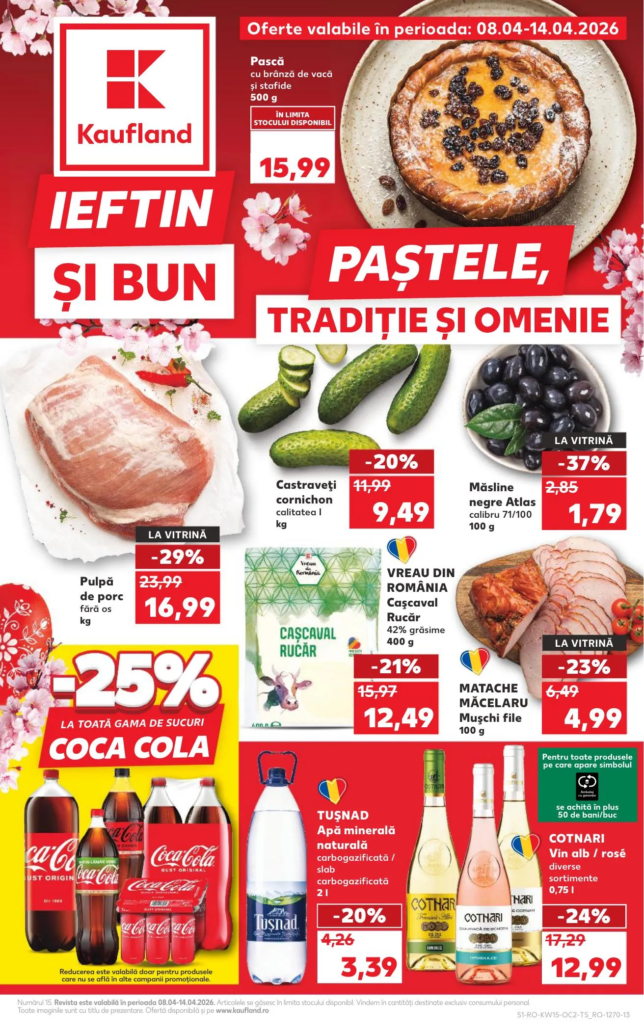 Kaufland akciós újság Románia 04.08–04.14