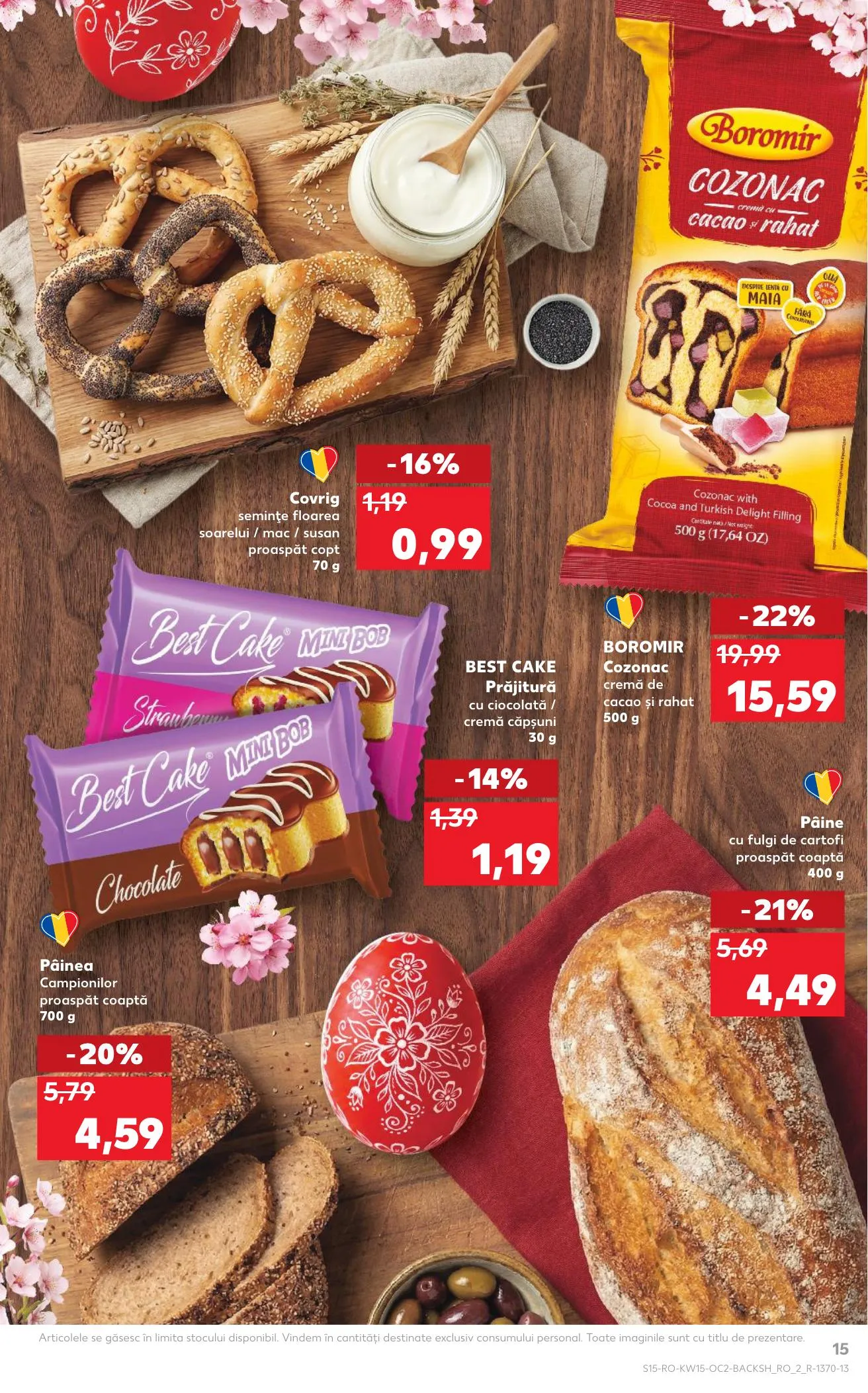 Kaufland akciós újság Románia 04.08–04.14 – 15. oldal