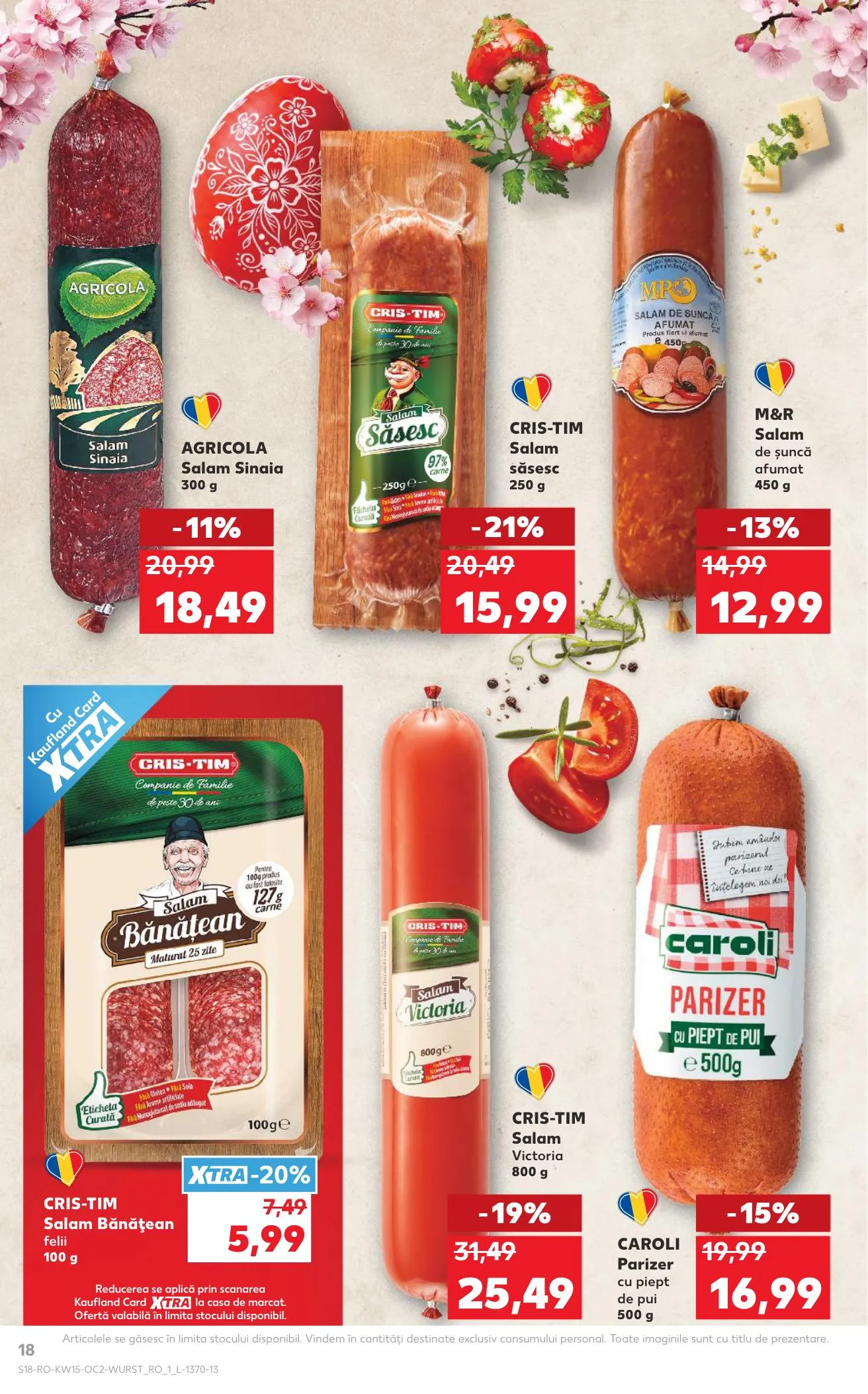Kaufland akciós újság Románia 04.08–04.14 – 18. oldal