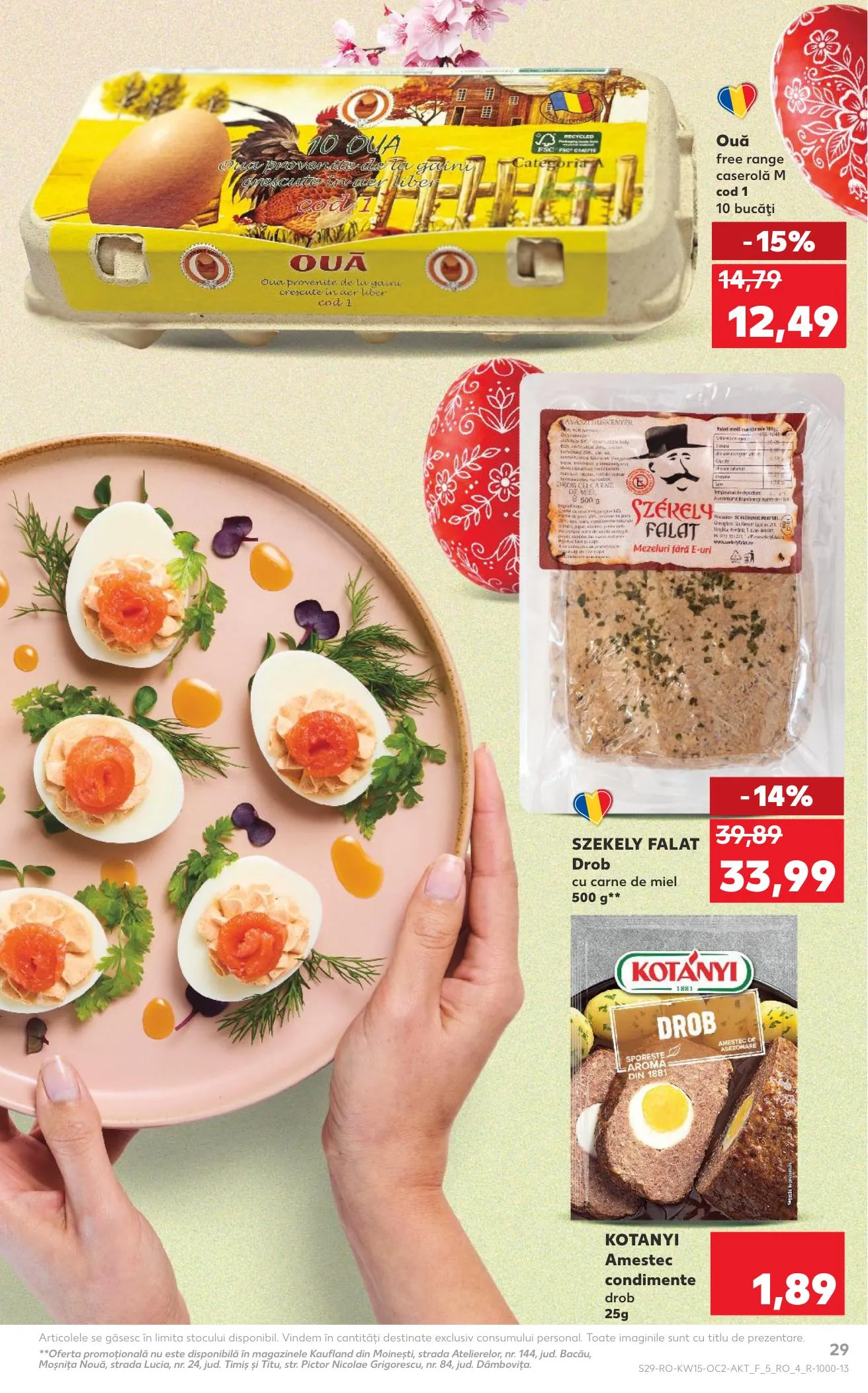 Kaufland akciós újság Románia 04.08–04.14 – 29. oldal