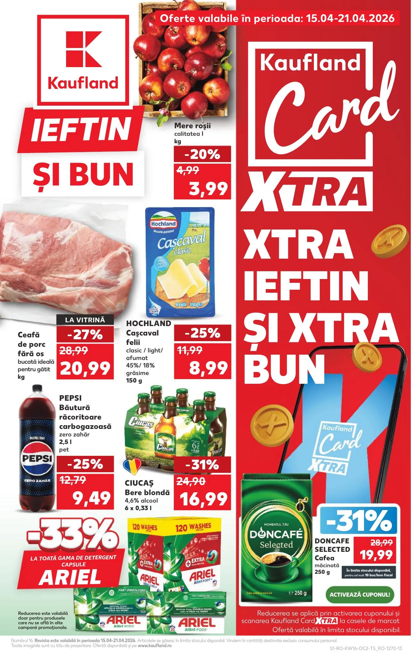Kaufland akciós újság Románia 04.15–04.21