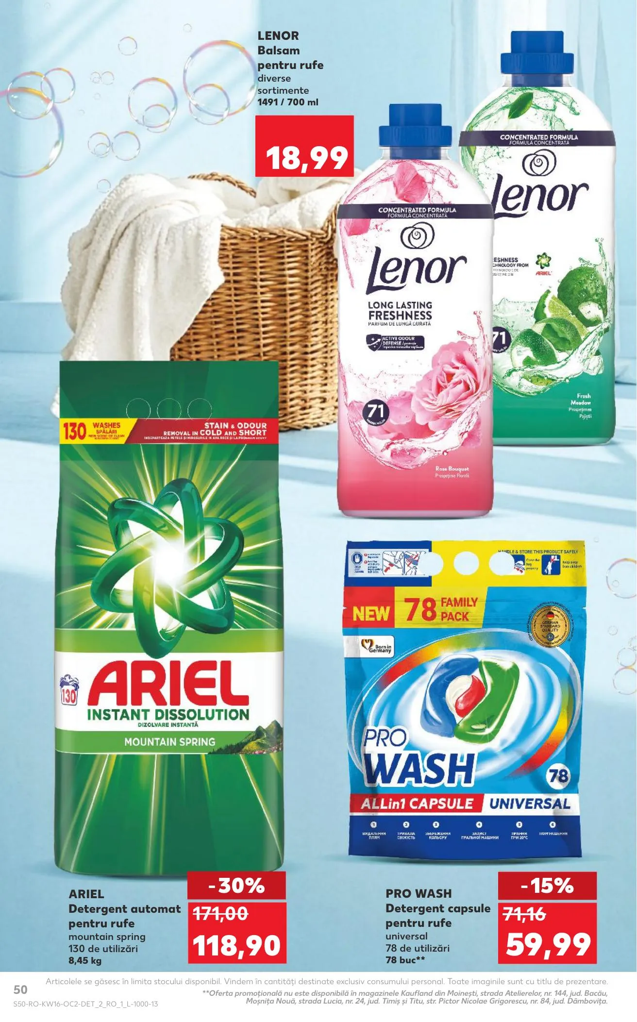 Kaufland akciós újság Románia 04.15–04.21 – 50. oldal