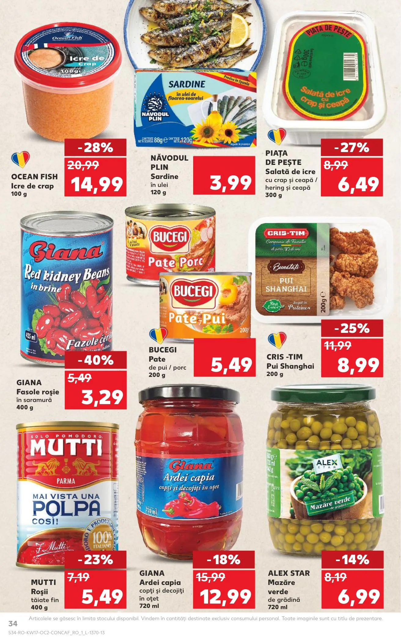 Kaufland akciós újság Románia 04.22–04.28 – 34. oldal