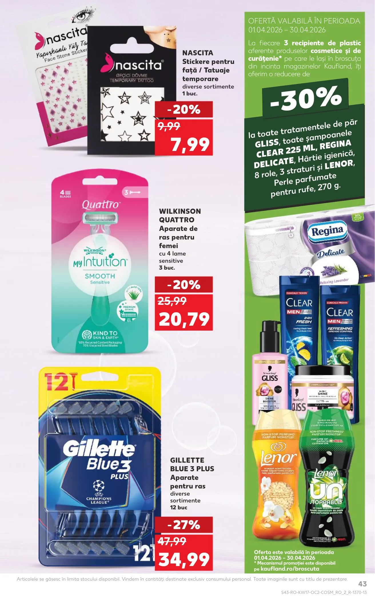 Kaufland akciós újság Románia 04.22–04.28 – 43. oldal