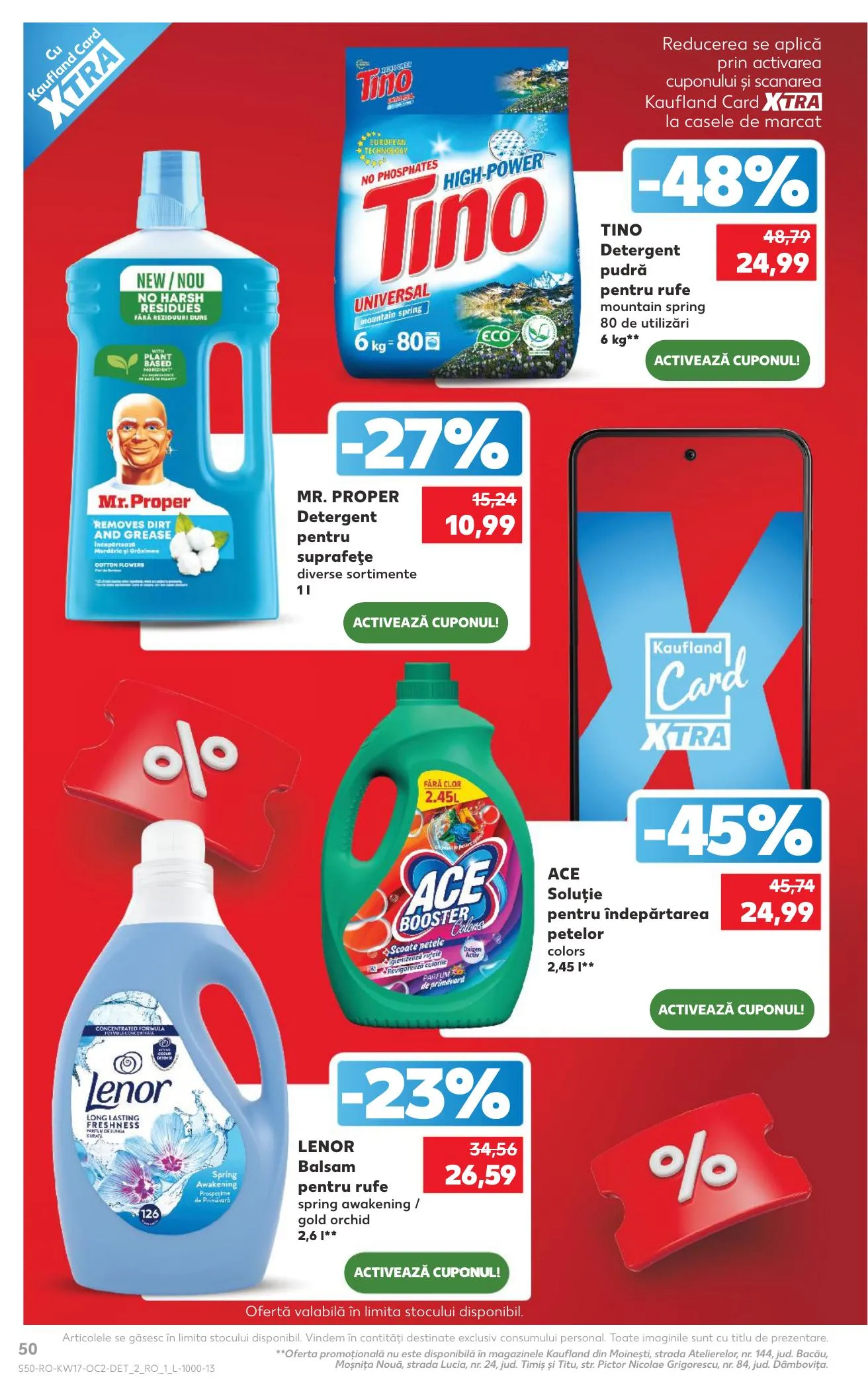 Kaufland akciós újság Románia 04.22–04.28 – 50. oldal