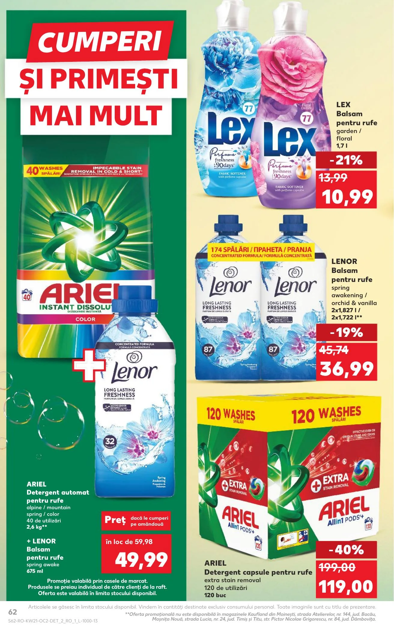 Kaufland akciós újság Románia 05.20–05.26 – 62. oldal