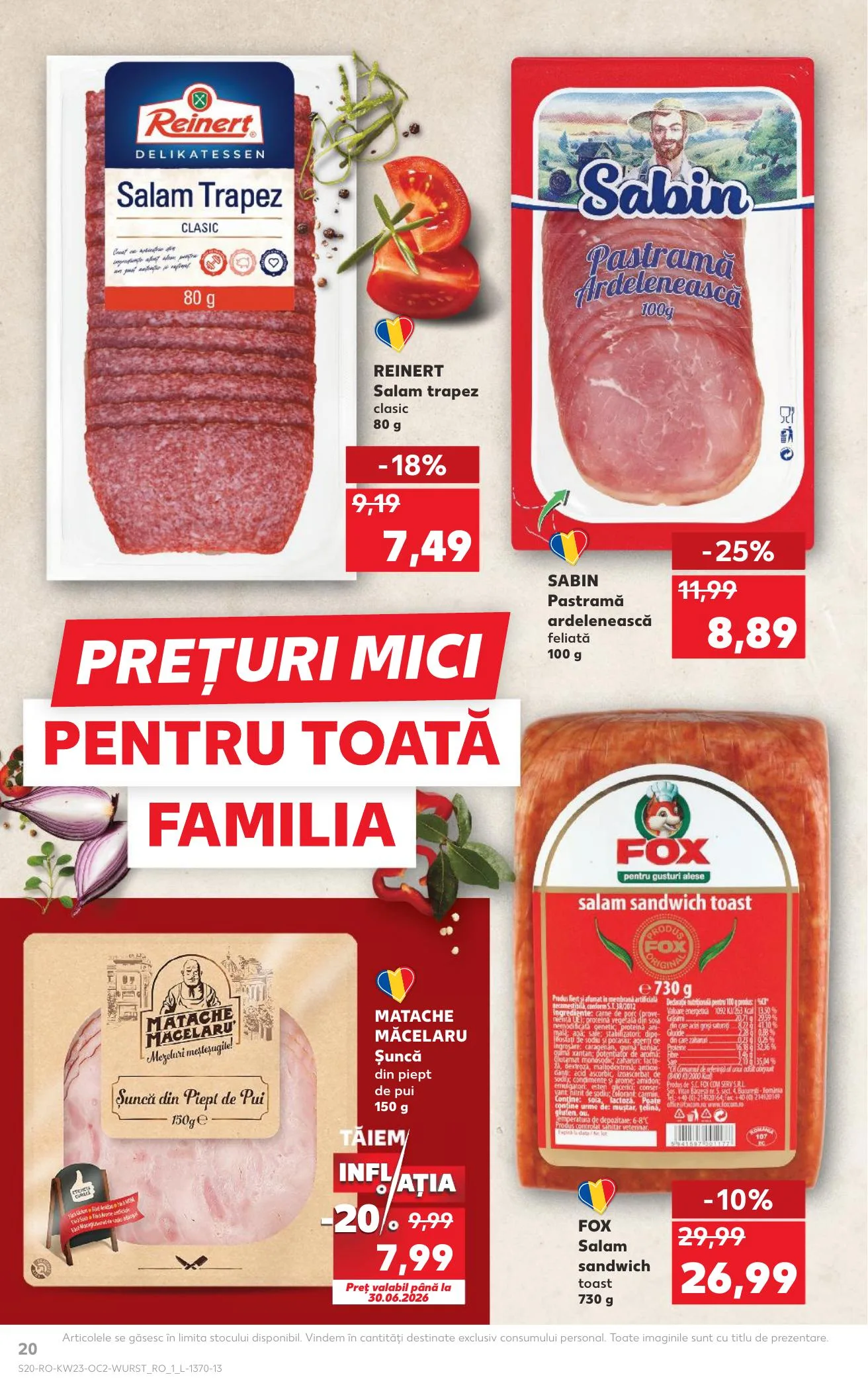 Kaufland akciós újság Románia 06.03–06.09 – 20. oldal