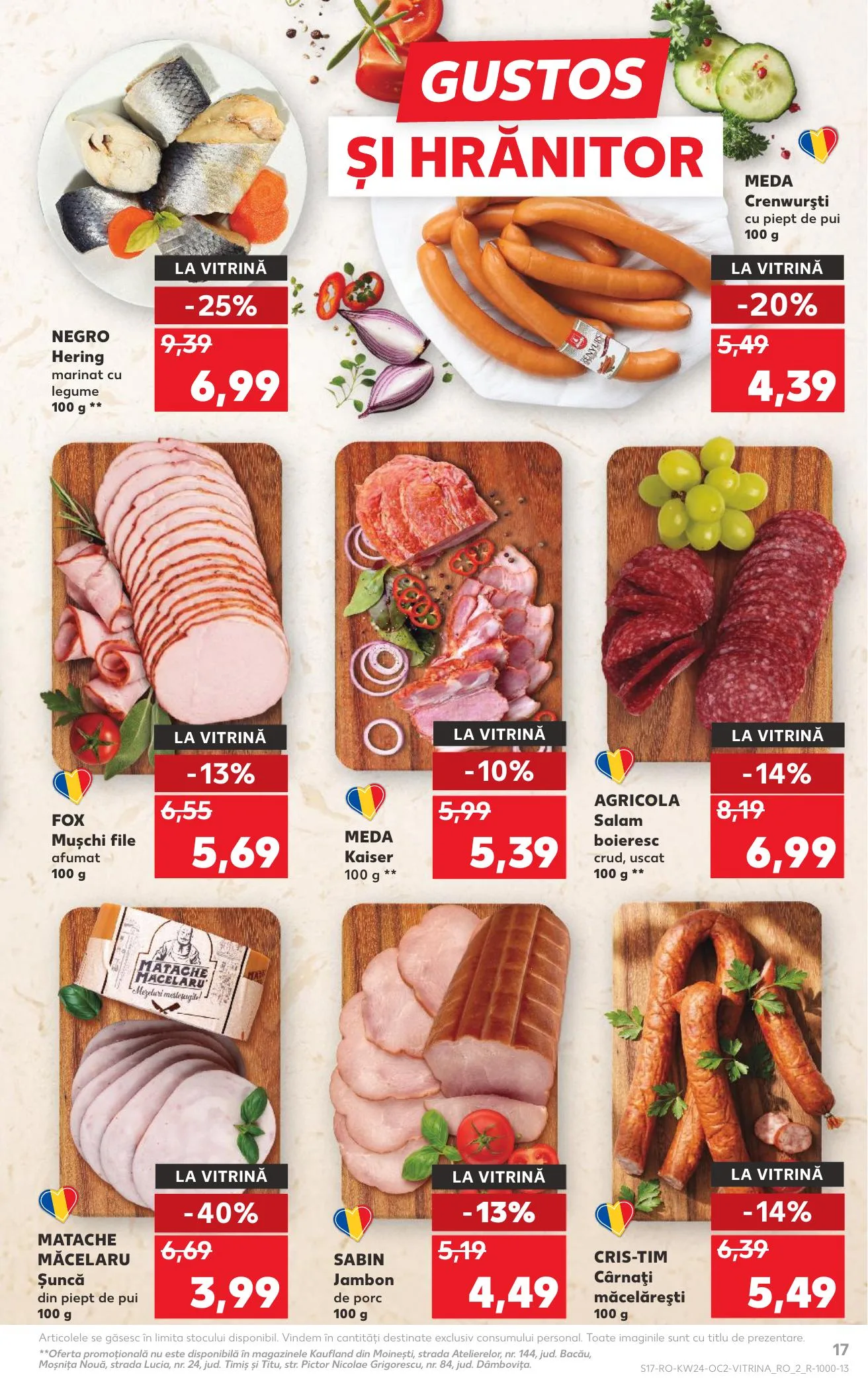 Kaufland akciós újság Románia 06.10–06.16 – 17. oldal