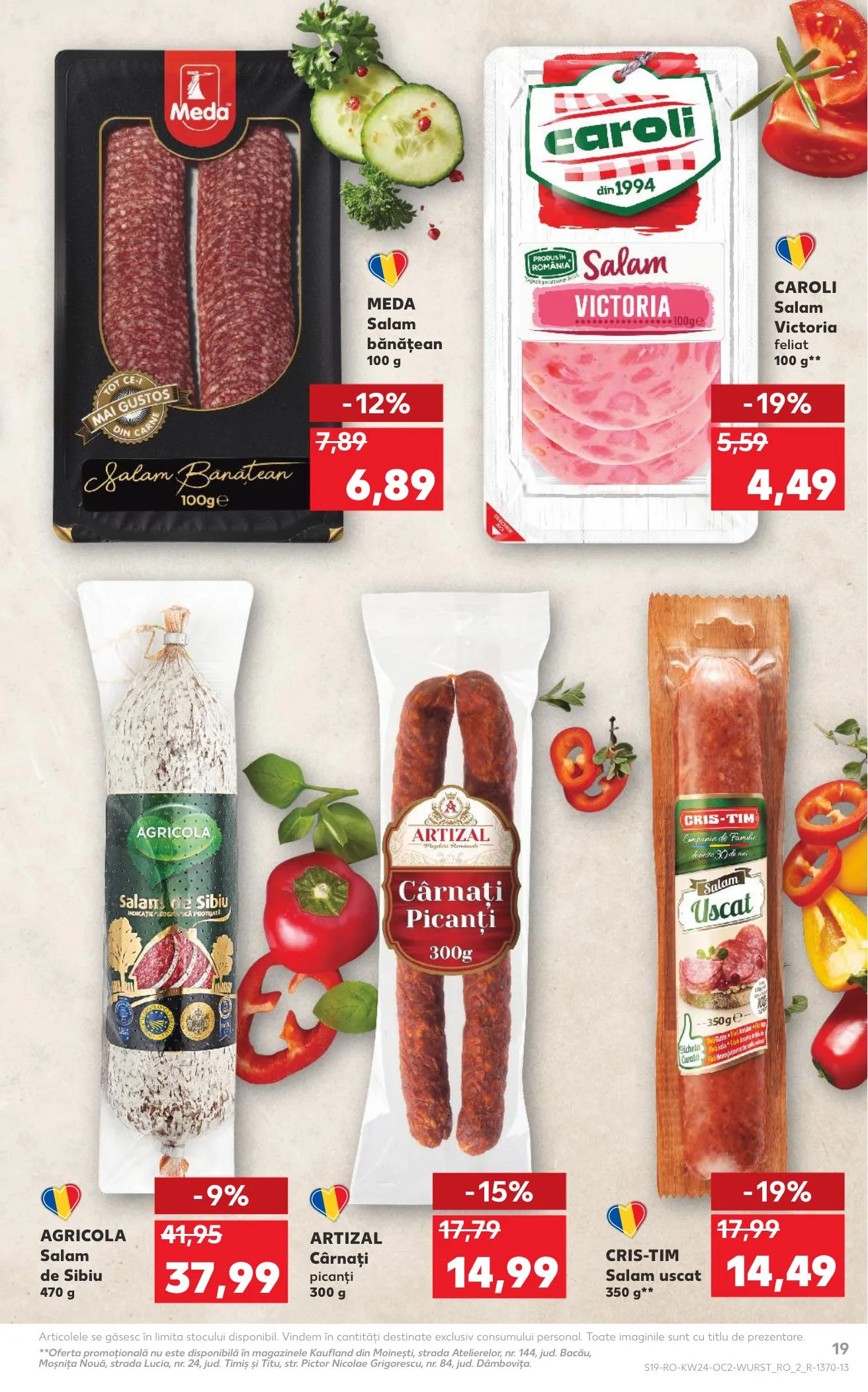 Kaufland akciós újság Románia 06.10–06.16 – 19. oldal