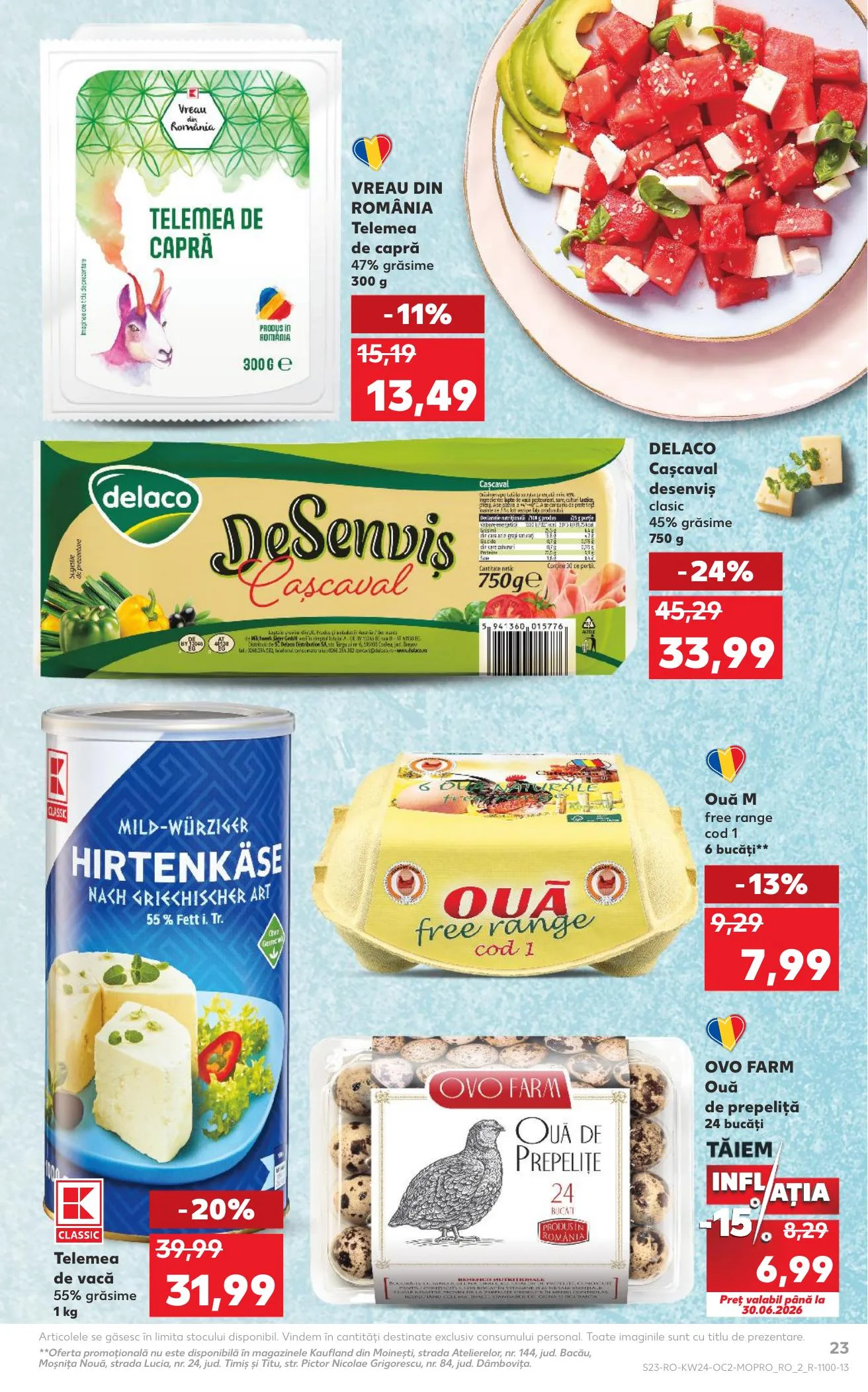 Kaufland akciós újság Románia 06.10–06.16 – 23. oldal