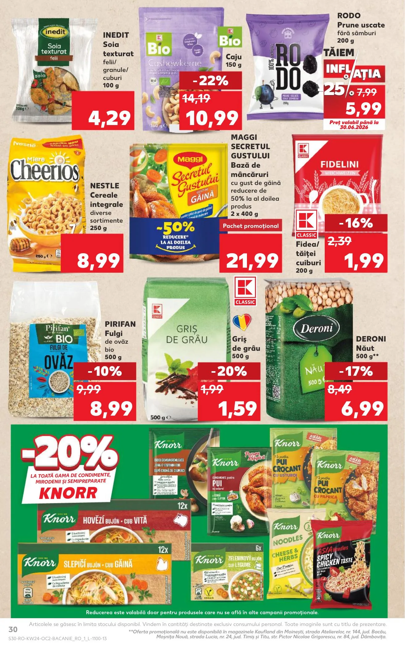 Kaufland akciós újság Románia 06.10–06.16 – 30. oldal