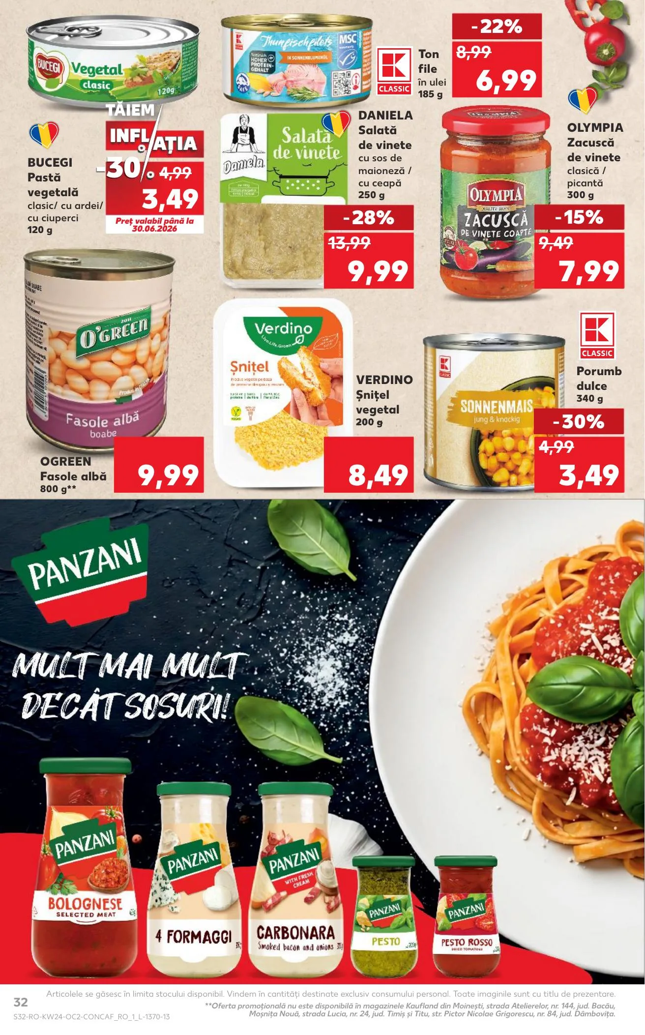 Kaufland akciós újság Románia 06.10–06.16 – 32. oldal