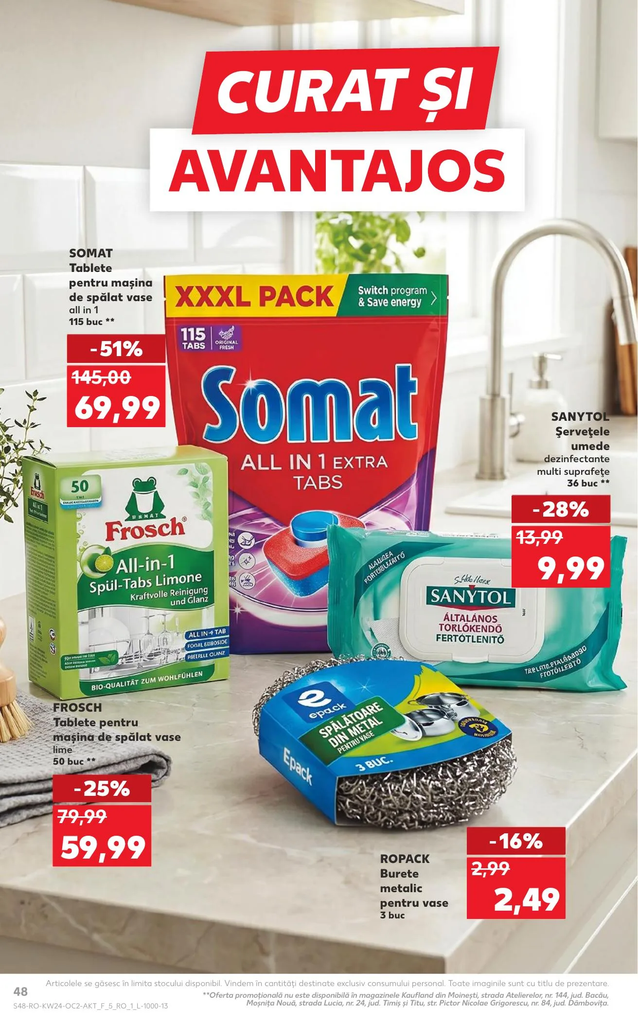 Kaufland akciós újság Románia 06.10–06.16 – 48. oldal