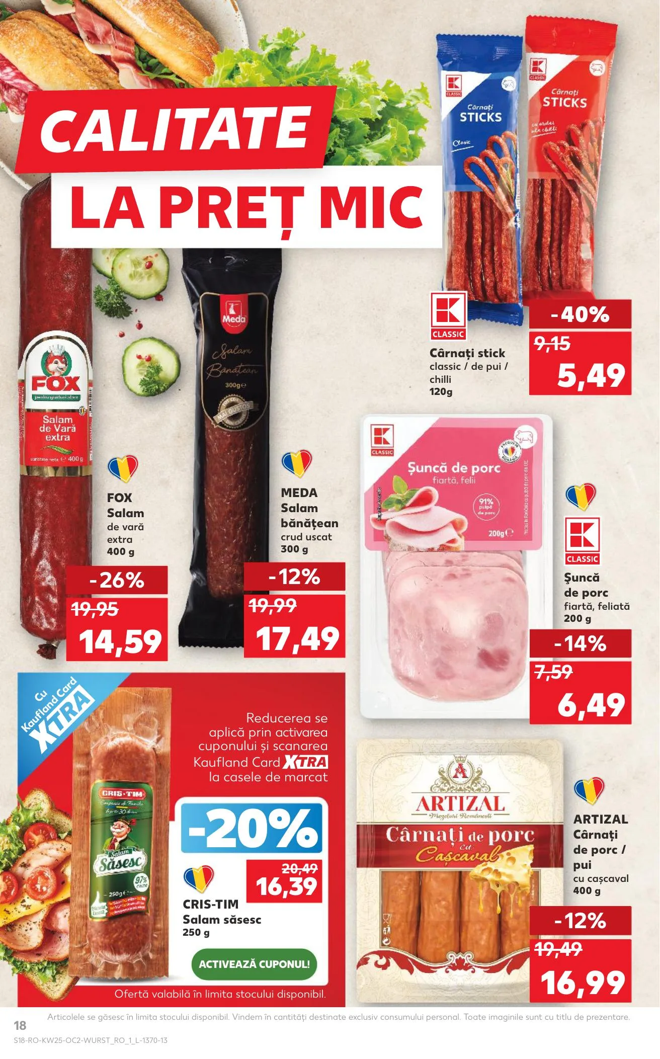Kaufland akciós újság Románia 06.17–06.23 – 18. oldal