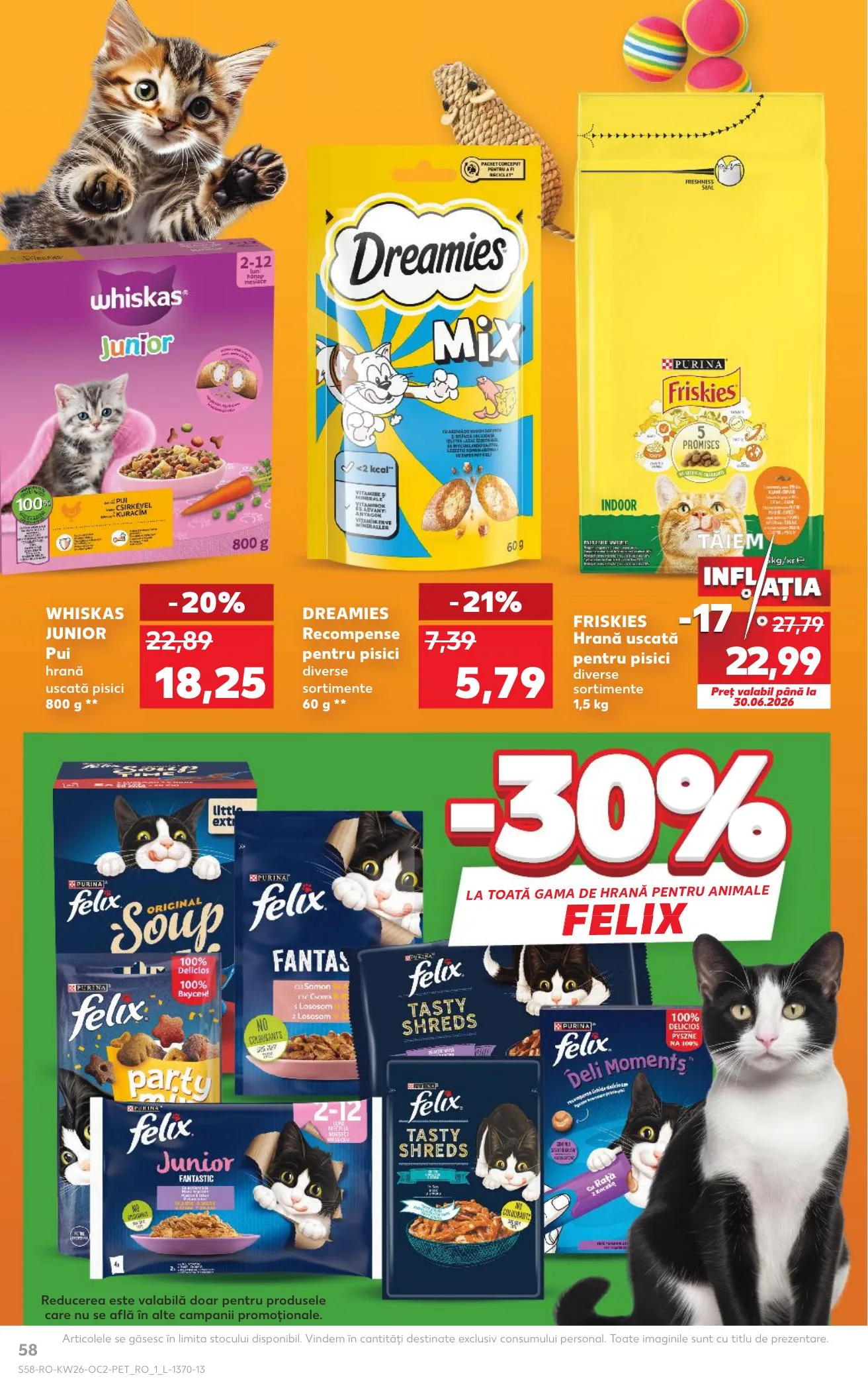 Kaufland akciós újság Románia 06.24–06.30 – 58. oldal