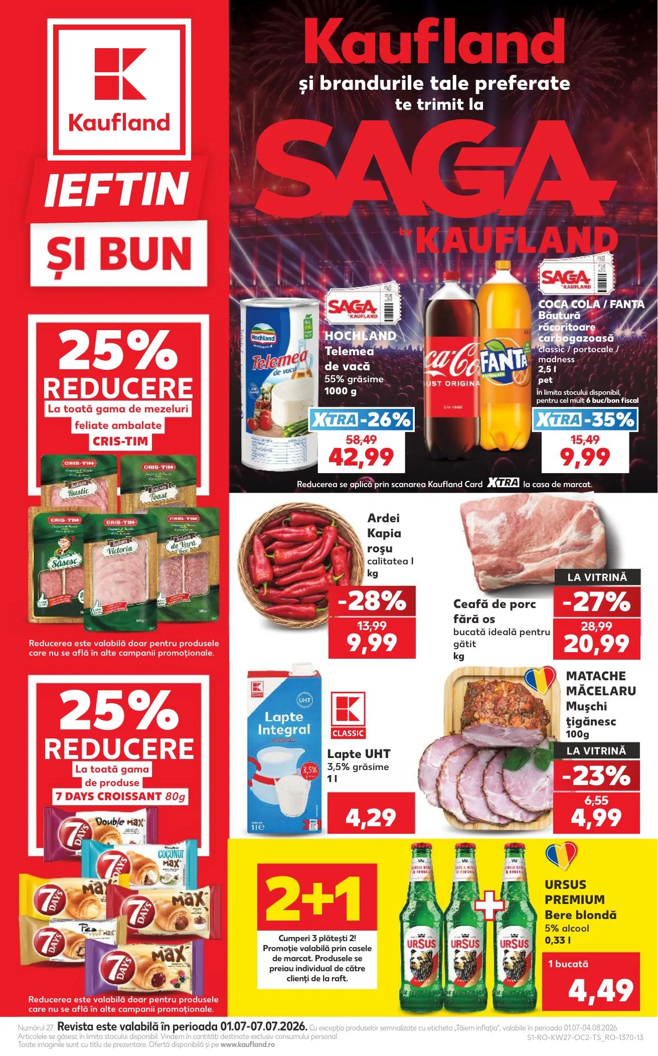 Kaufland akciós újság Románia 07.01–07.07
