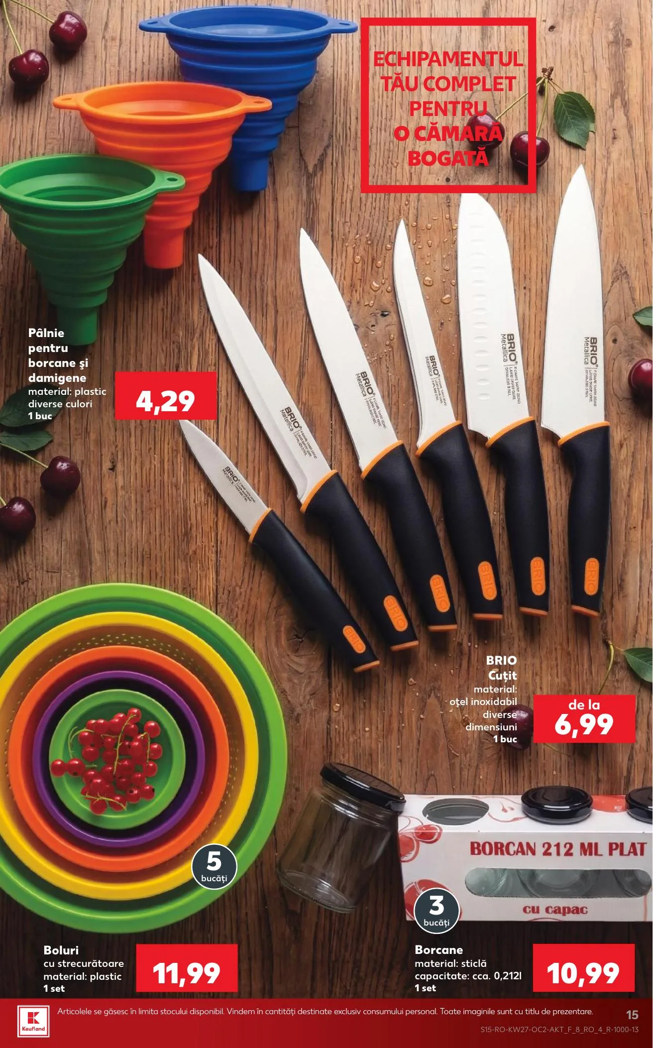 Kaufland akciós újság Románia 07.01–07.07 – 15. oldal