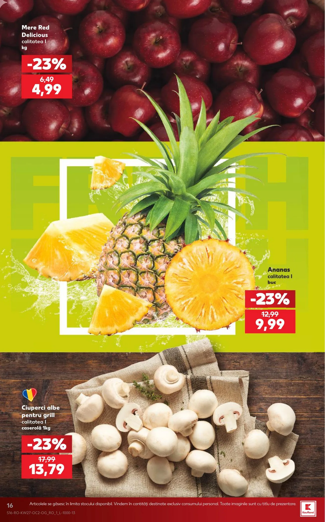Kaufland akciós újság Románia 07.01–07.07 – 16. oldal