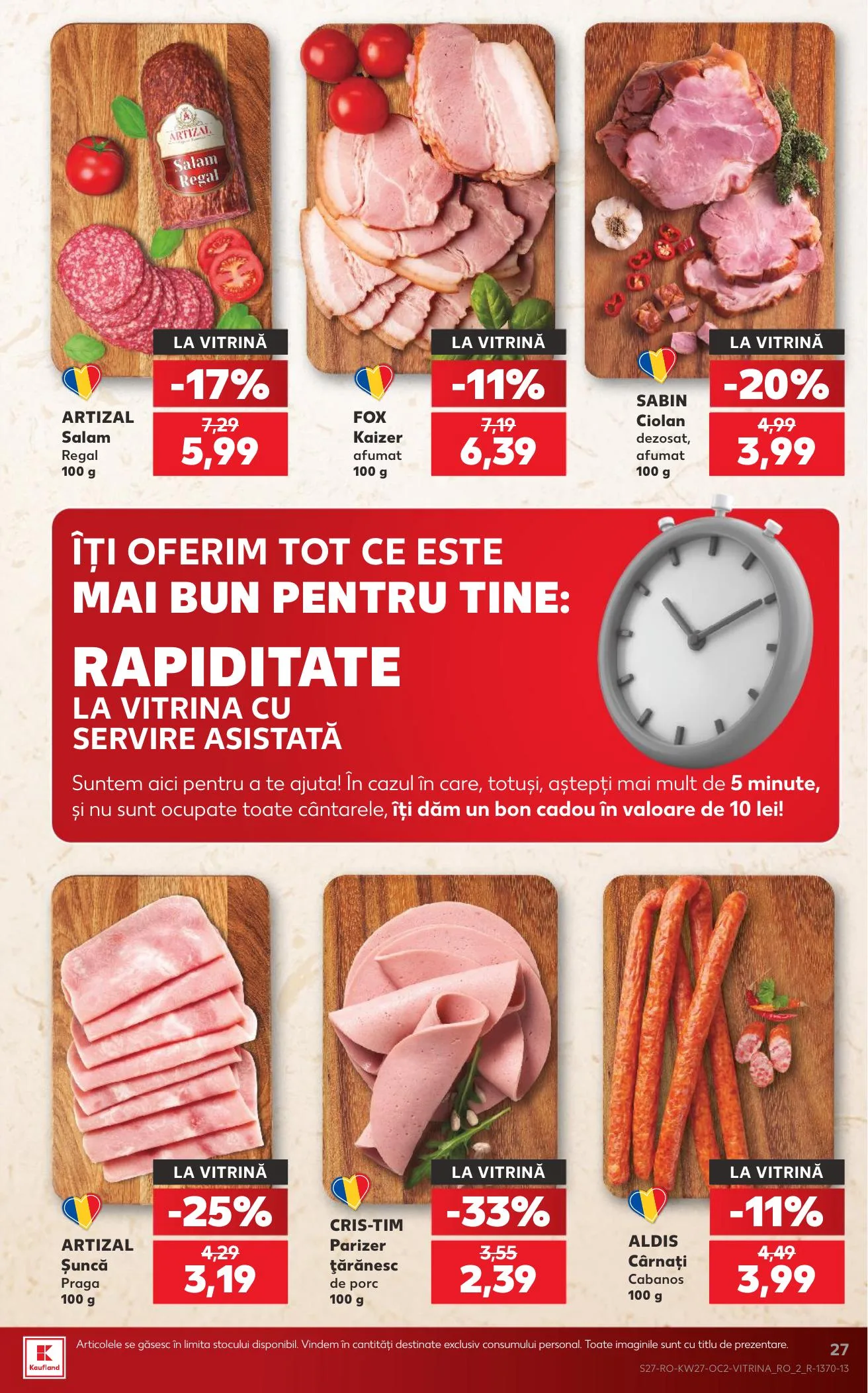 Kaufland akciós újság Románia 07.01–07.07 – 27. oldal