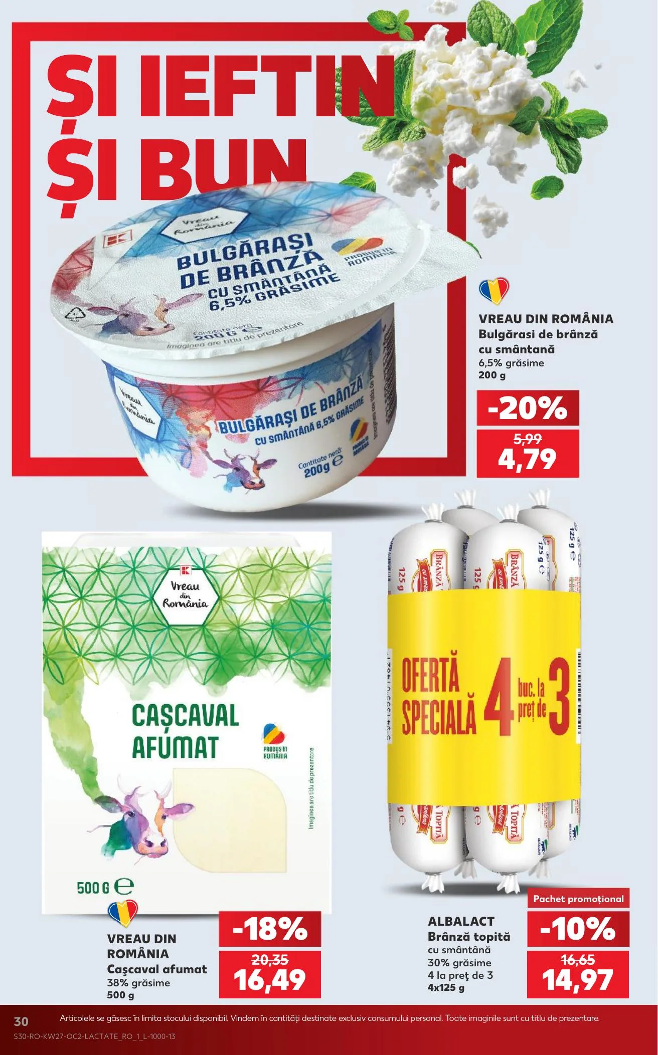 Kaufland akciós újság Románia 07.01–07.07 – 30. oldal